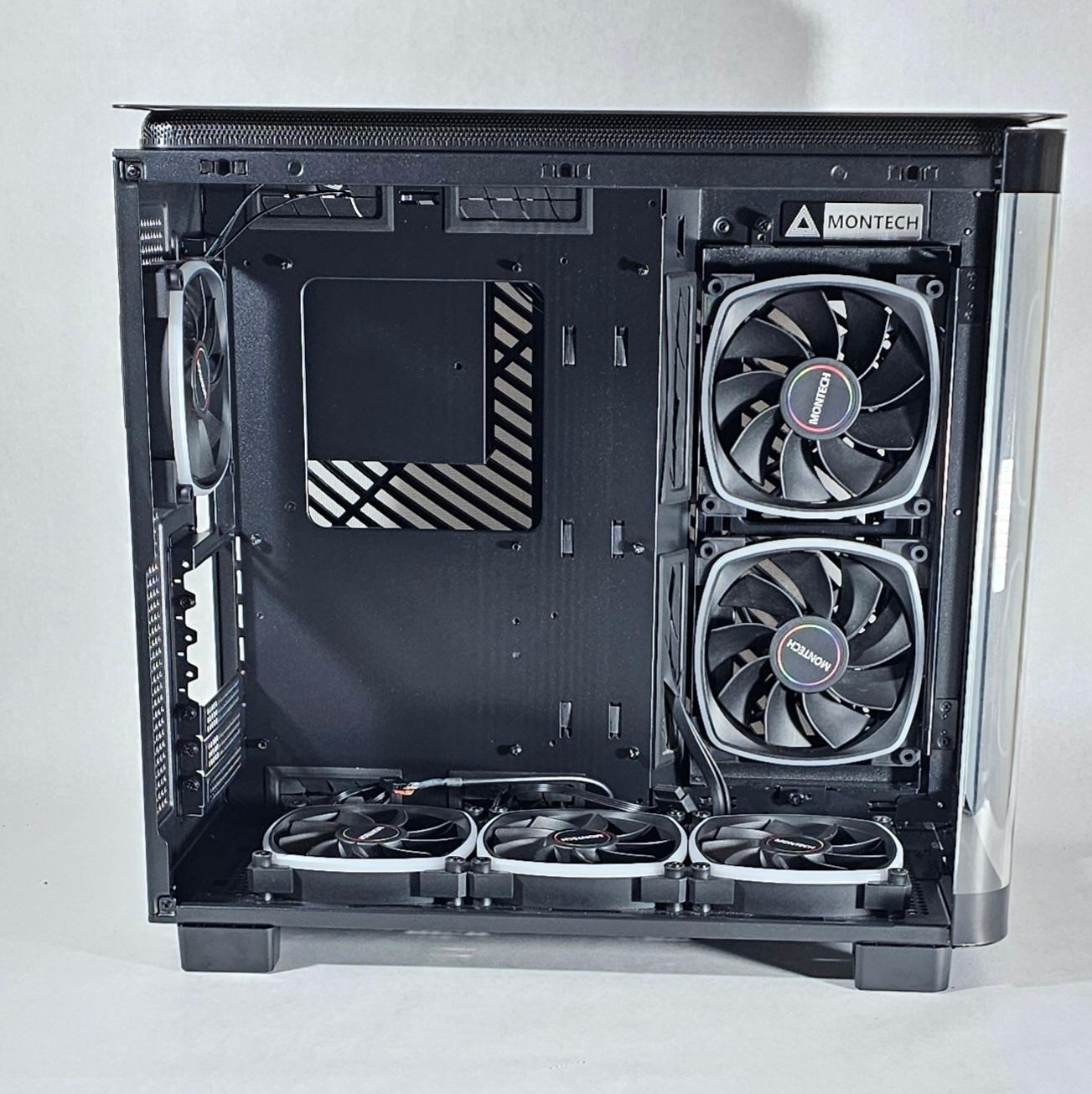Montech PC Case with Tempered Glass and Front Mesh