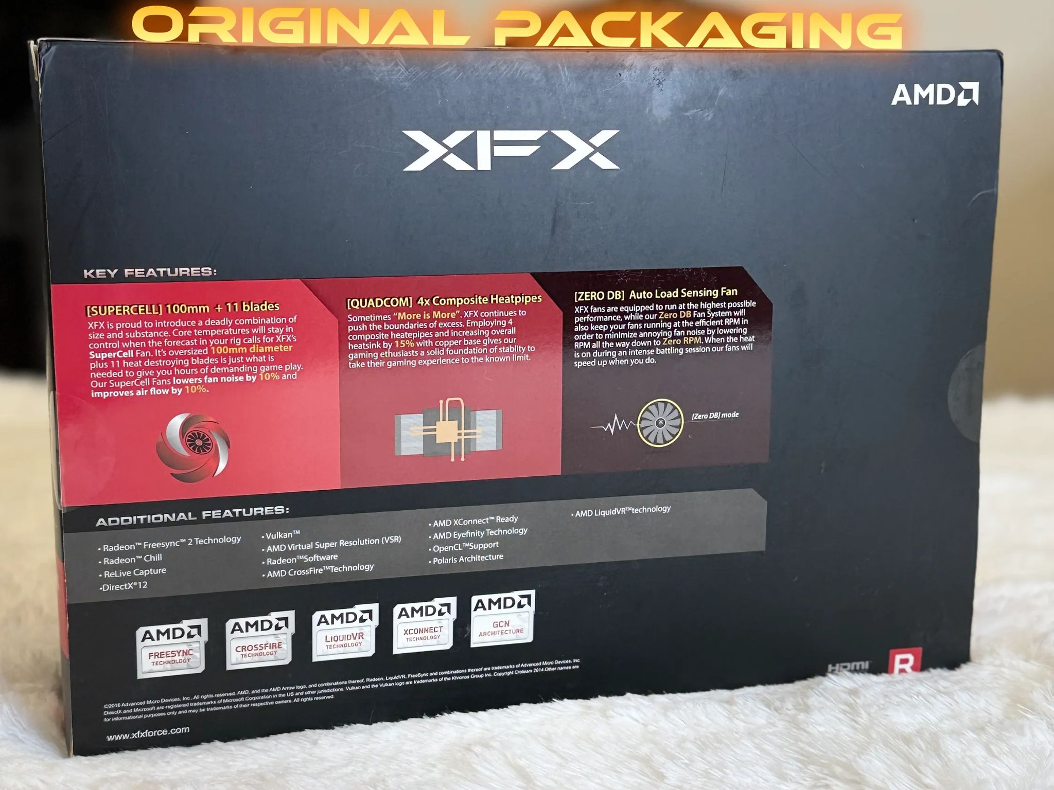 RX 580 | 8GB GDDR5 | USED | Original Packaging | Dependable and 1080p Ready