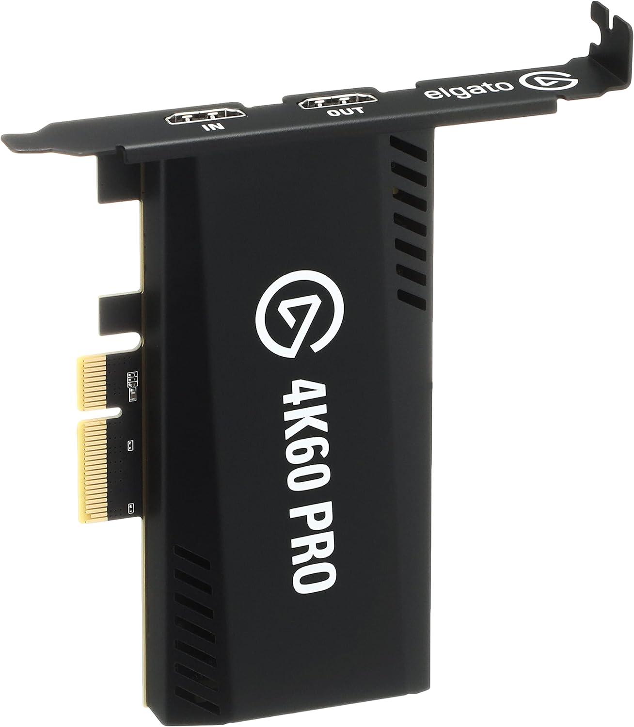 Elgato 4K60 Pro MK.2, Internal Capture Card, Stream and Record 4K60 HDR10 with ultra-low latency