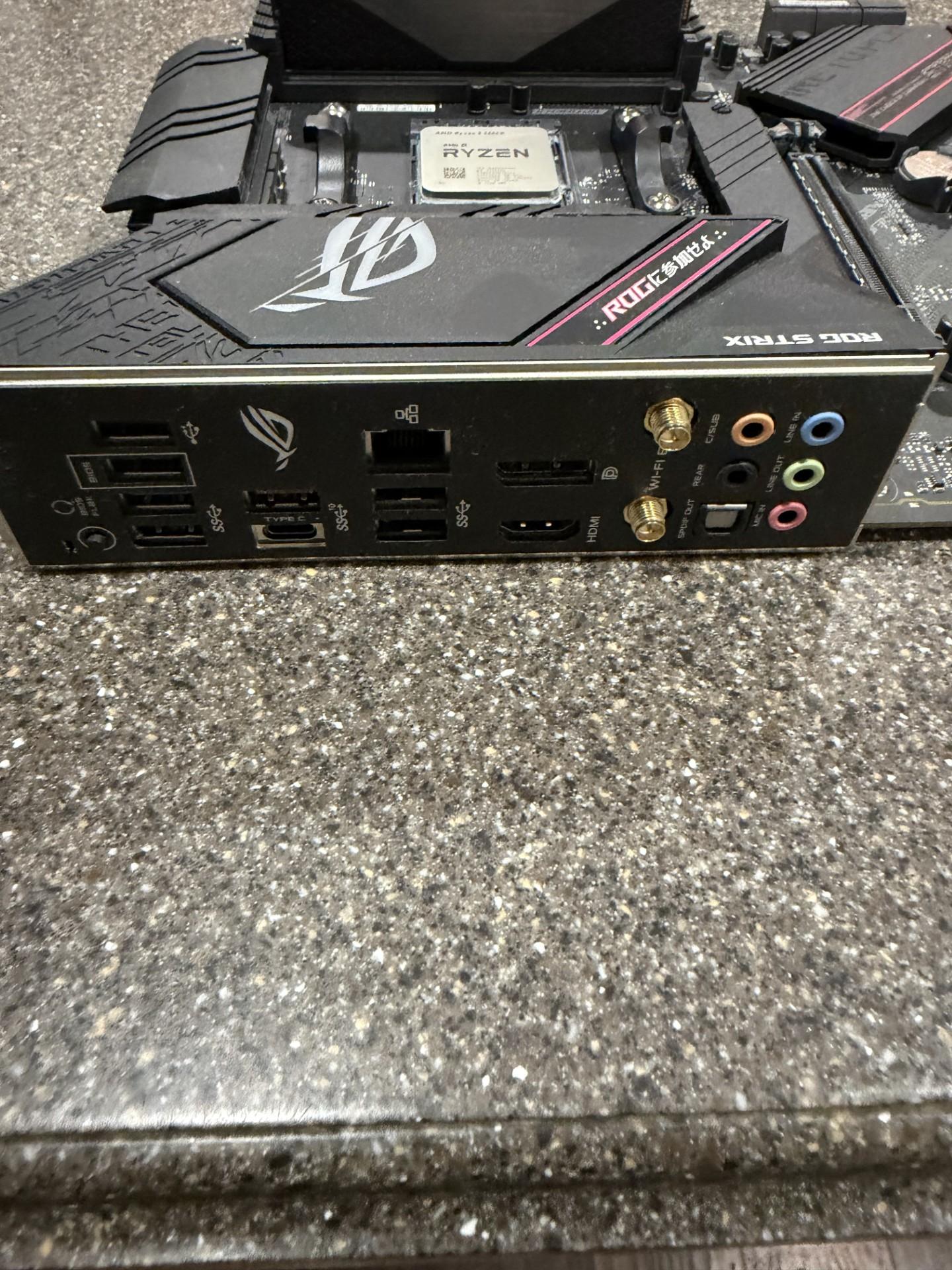 AMD 5600x with ASUS motherboard and 32gb DDR4 3200 CL16 Ram