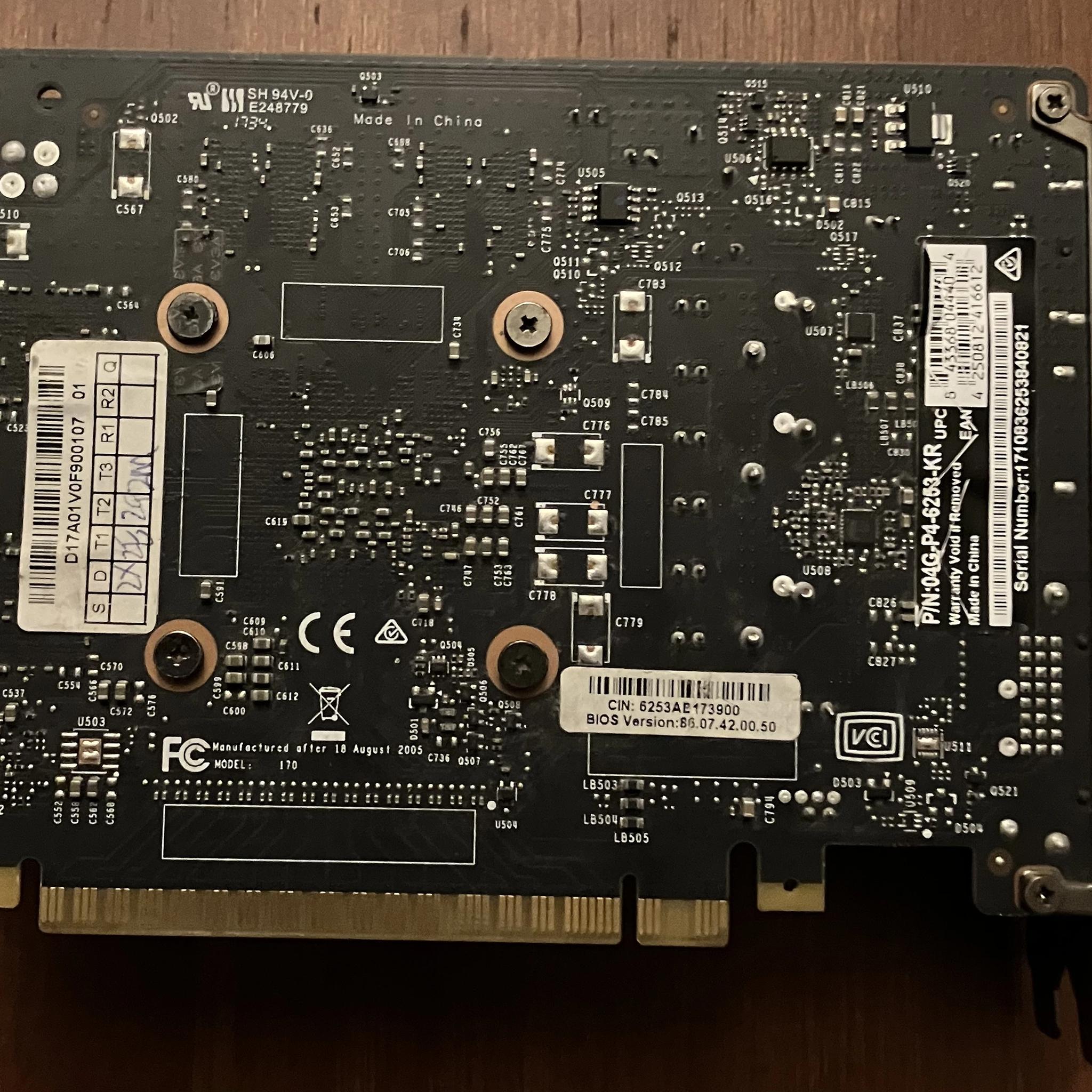 EVGA Geforce GTX 1050 TI Graphics Card