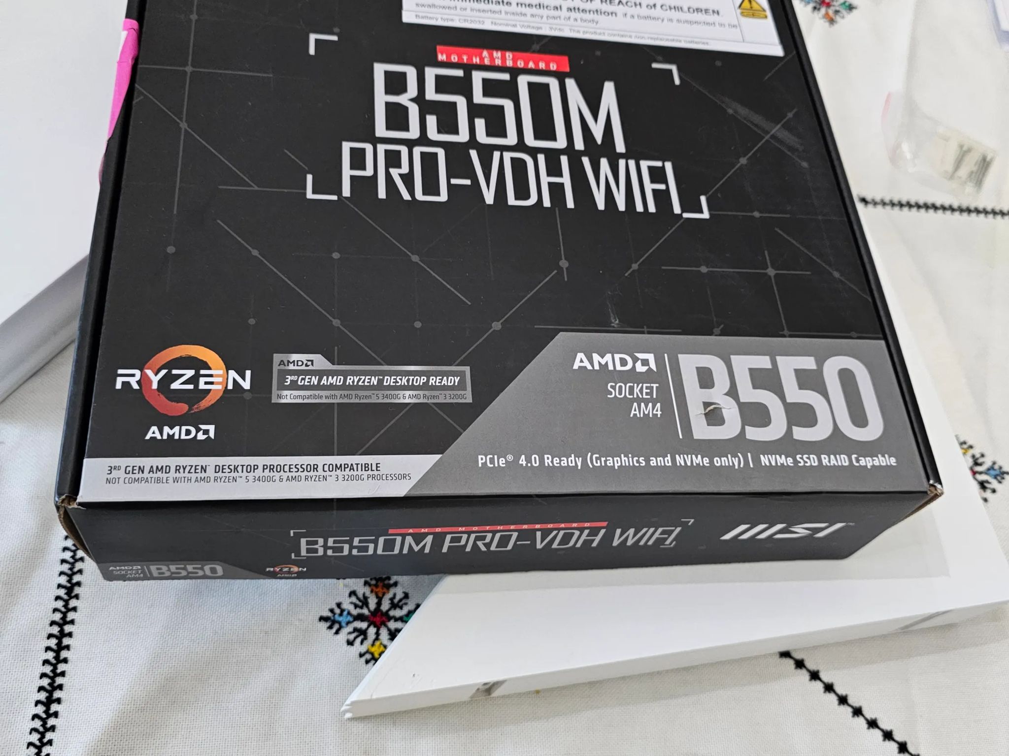 MSI B550M PRO-VDH WiFi ProSeries Motherboard