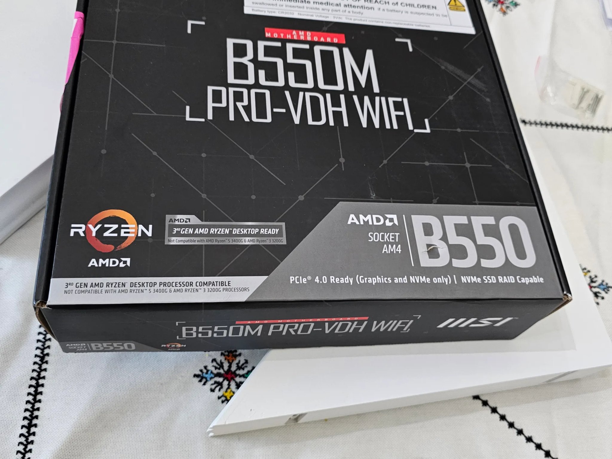 MSI B550M PRO-VDH WiFi ProSeries Motherboard