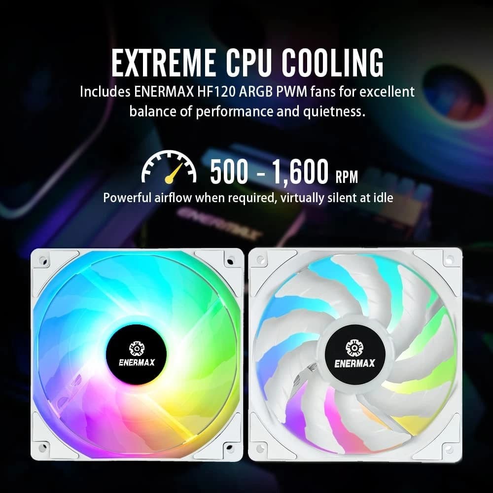 Enermax Liqmax III 240 White A-RGB AIO CPU Liquid Cooler (NEW)