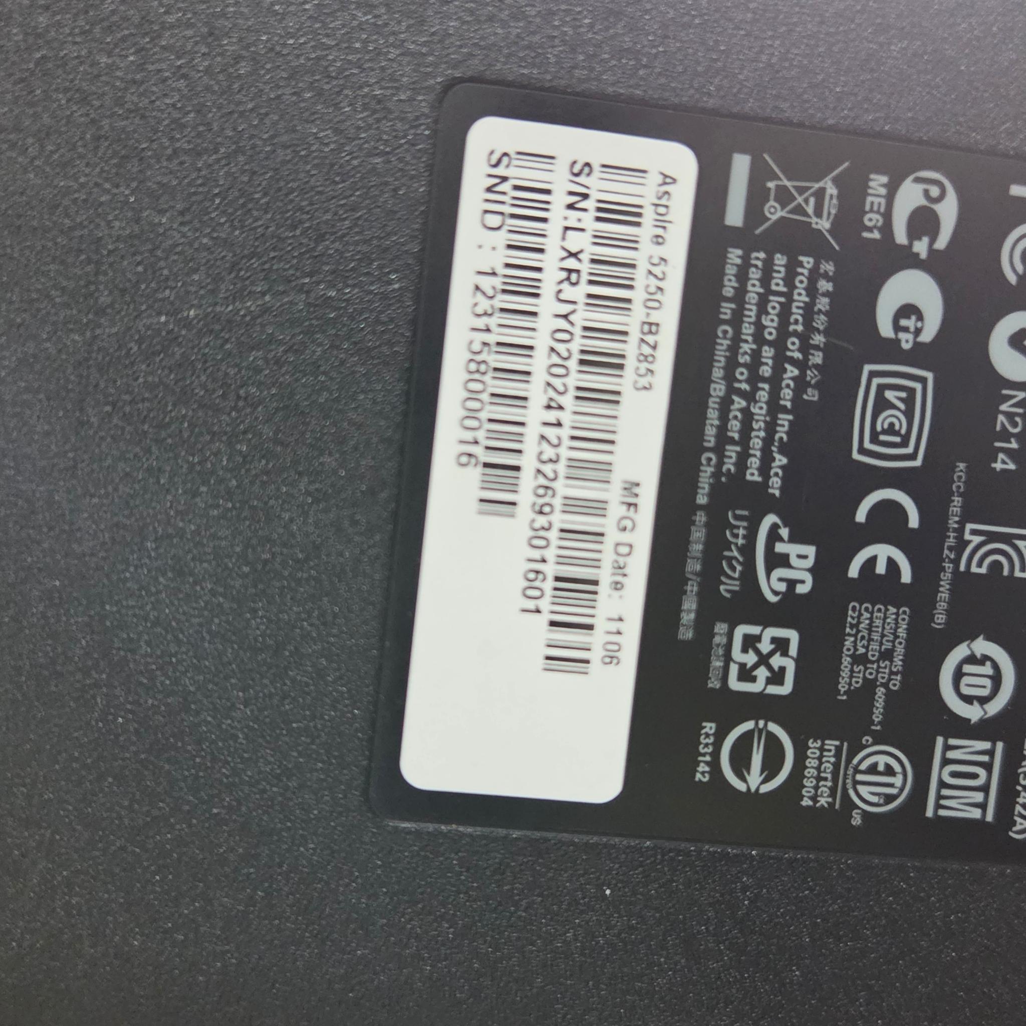 Acer Aspire 5250