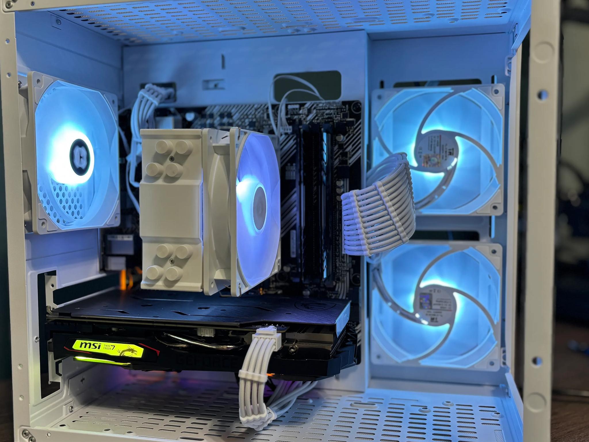 All White Custom NVIDIA Gaming PC