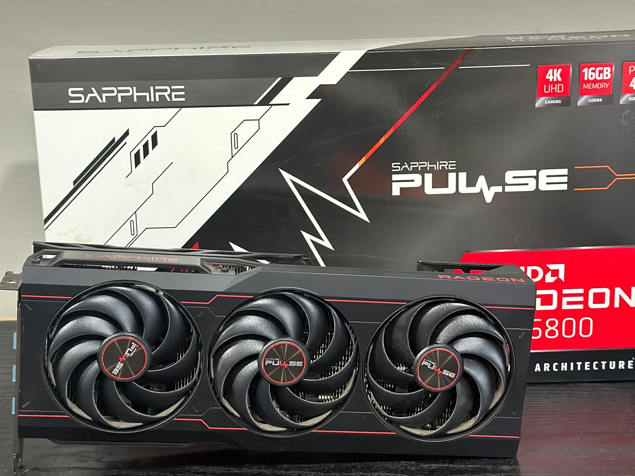 Sapphire Pulse AMD RADEON RX 6800 GAMING GRAPHICS CARD WITH 16GB GDDR6, AMD RDNA 2