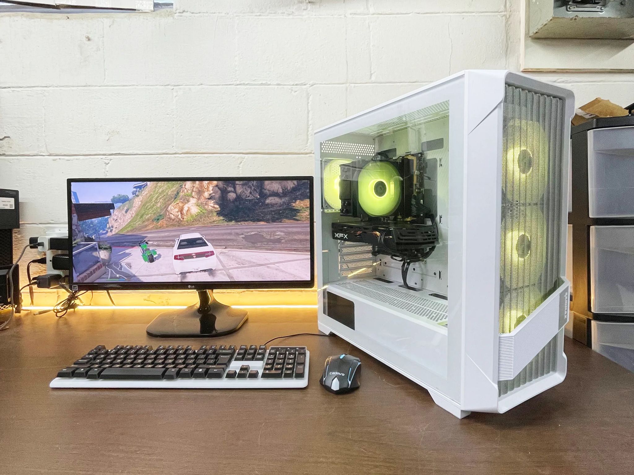 Ready to Go! Gaming PC | Intel i7 / Amd RX580 / 8GB / 1.1TB Win 11 Pro WiFi