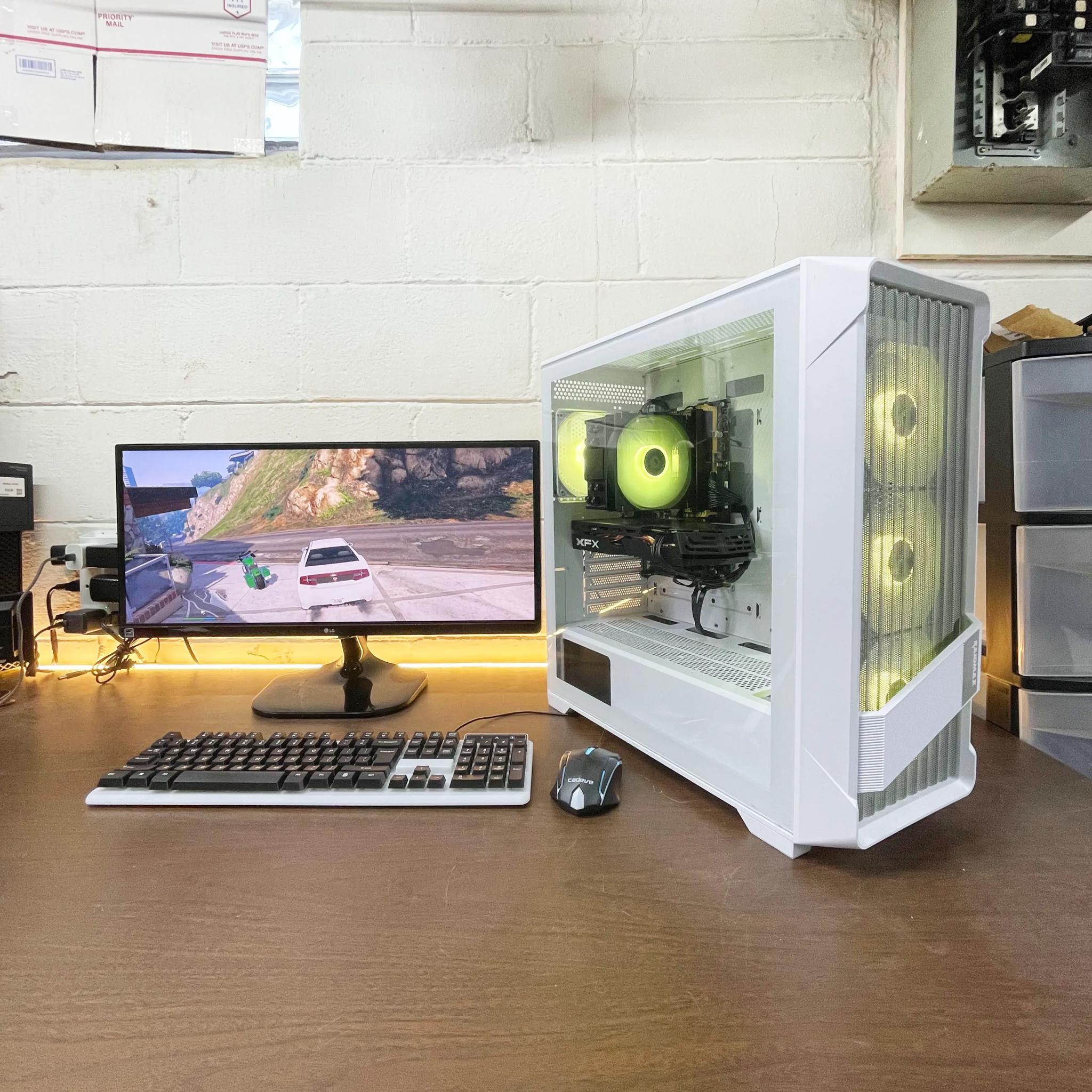 Ready to Go! Gaming PC | Intel i7 / Amd RX580 / 8GB / 1.1TB Win 11 Pro WiFi