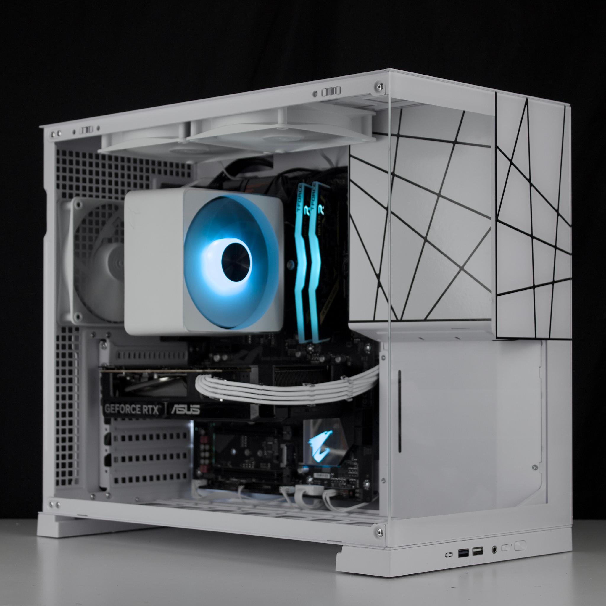 🧊❄️🧊 White Gaming PC – RTX 5060, Ryzen 5 5600X, 16GB RAM, 1TB SSD - WiFi, BlueTooth 🧊❄️🧊