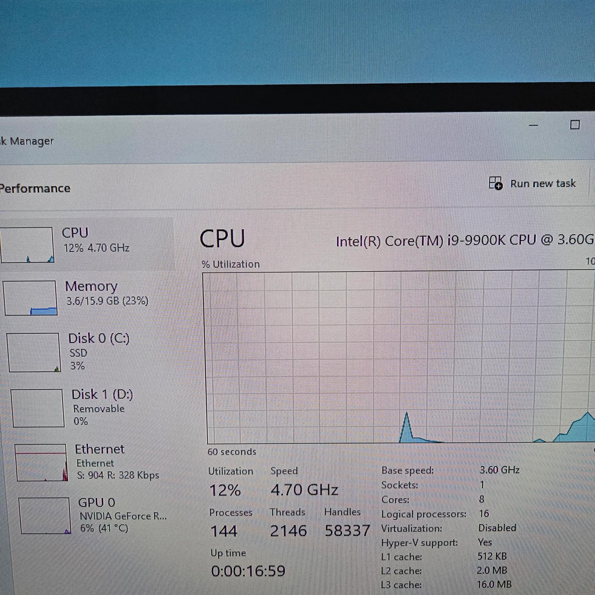 9900K - 2070 Super - 16GB DDR4 3200MHZ - 1TB NVME SSD