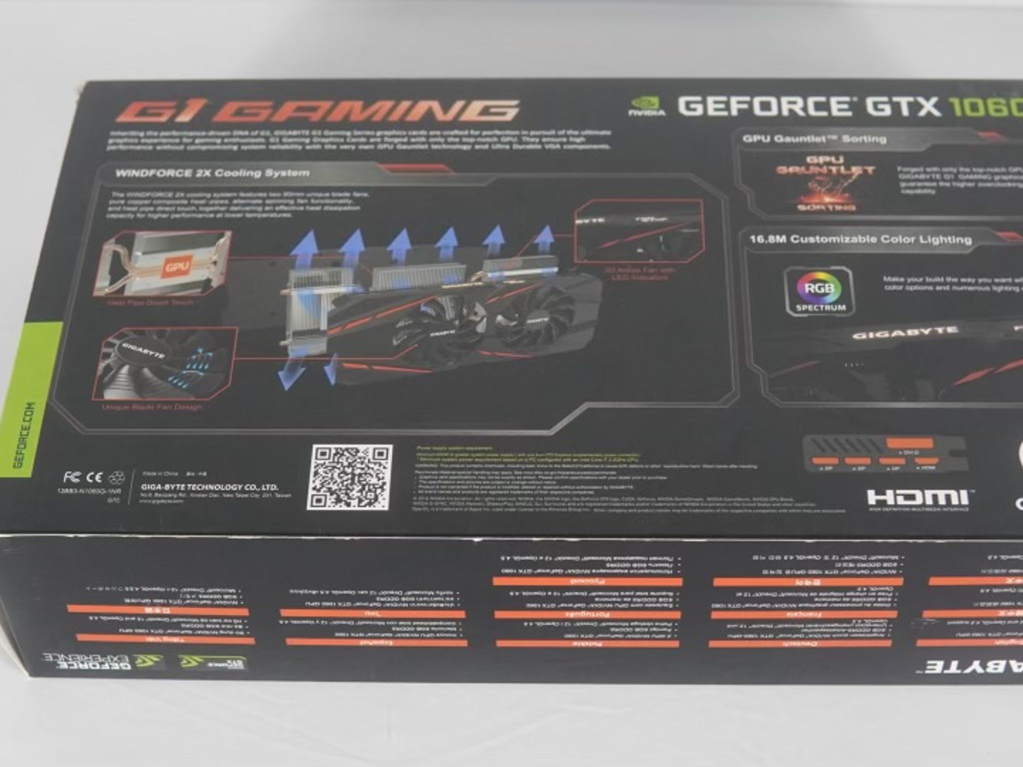 Nvidia Gigabyte G1 Gaming 1060 6GB