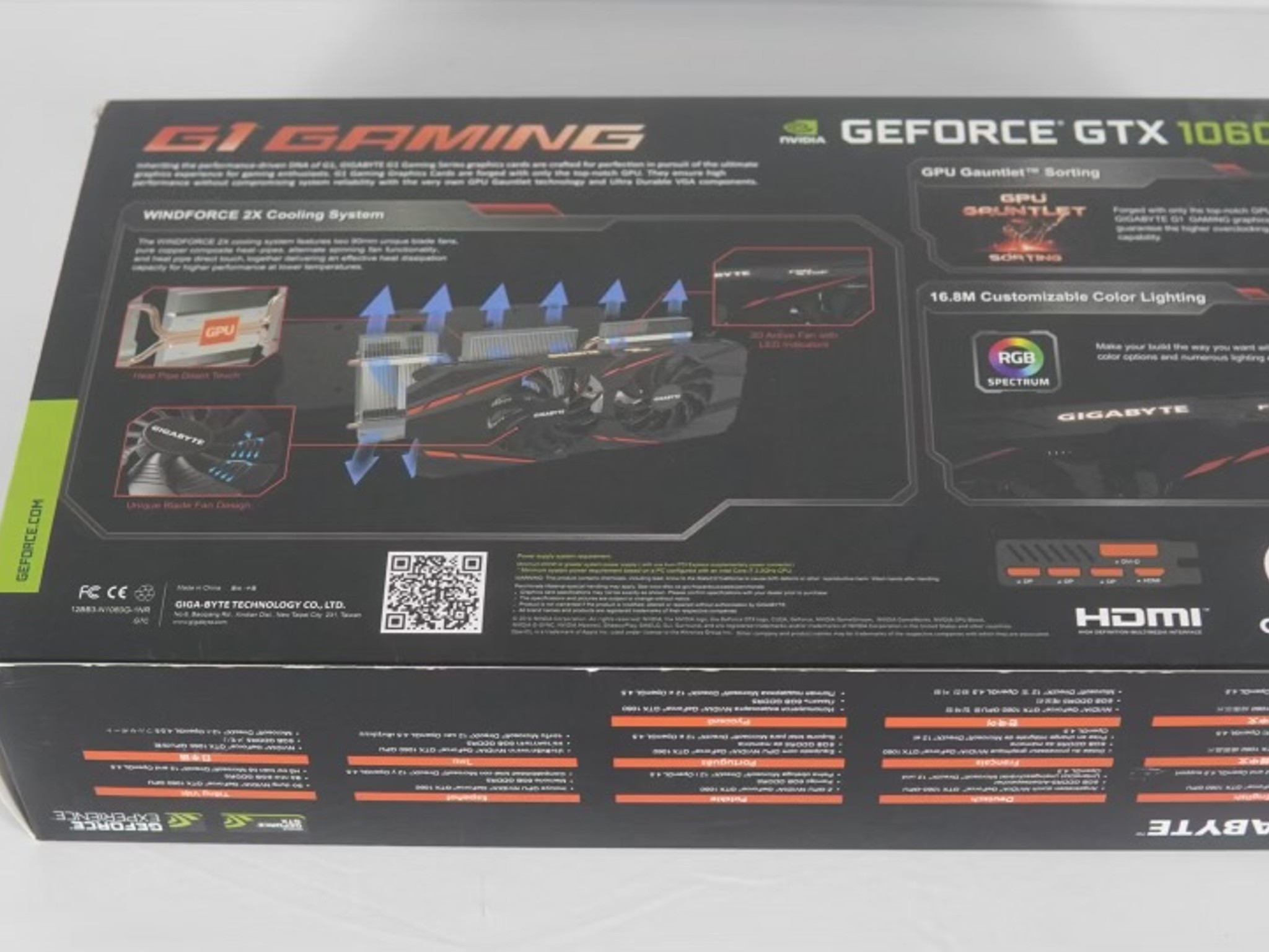 Nvidia Gigabyte G1 Gaming 1060 6GB