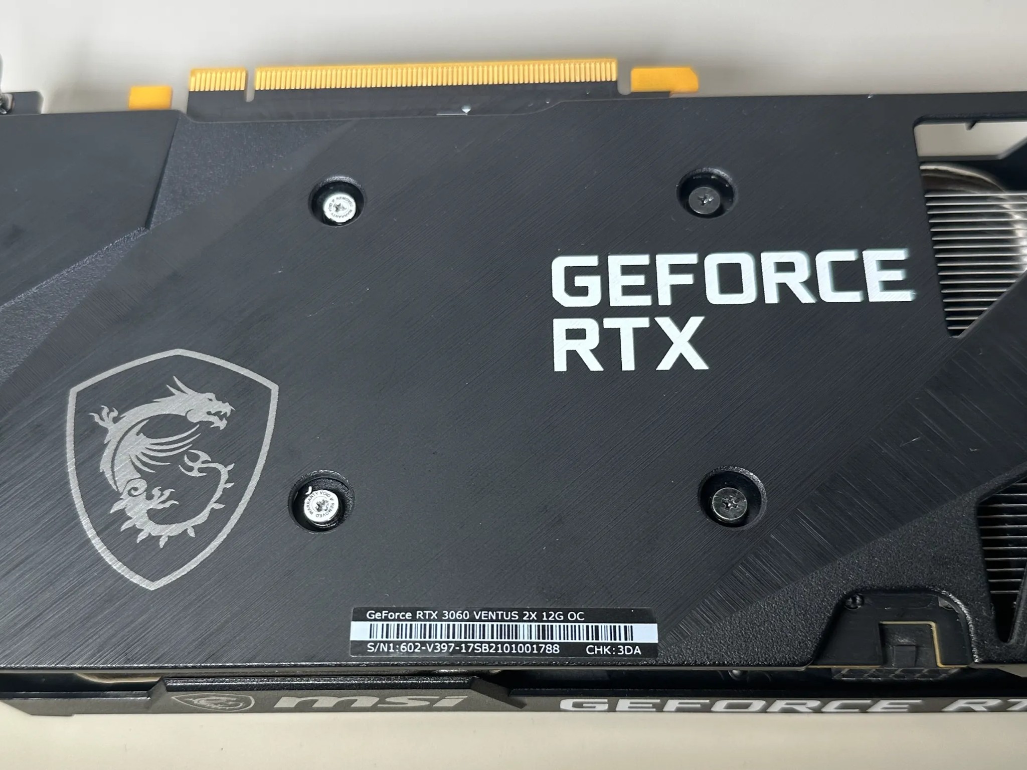 MSI RTX 3060 VENTUS 2X OC Nvidia