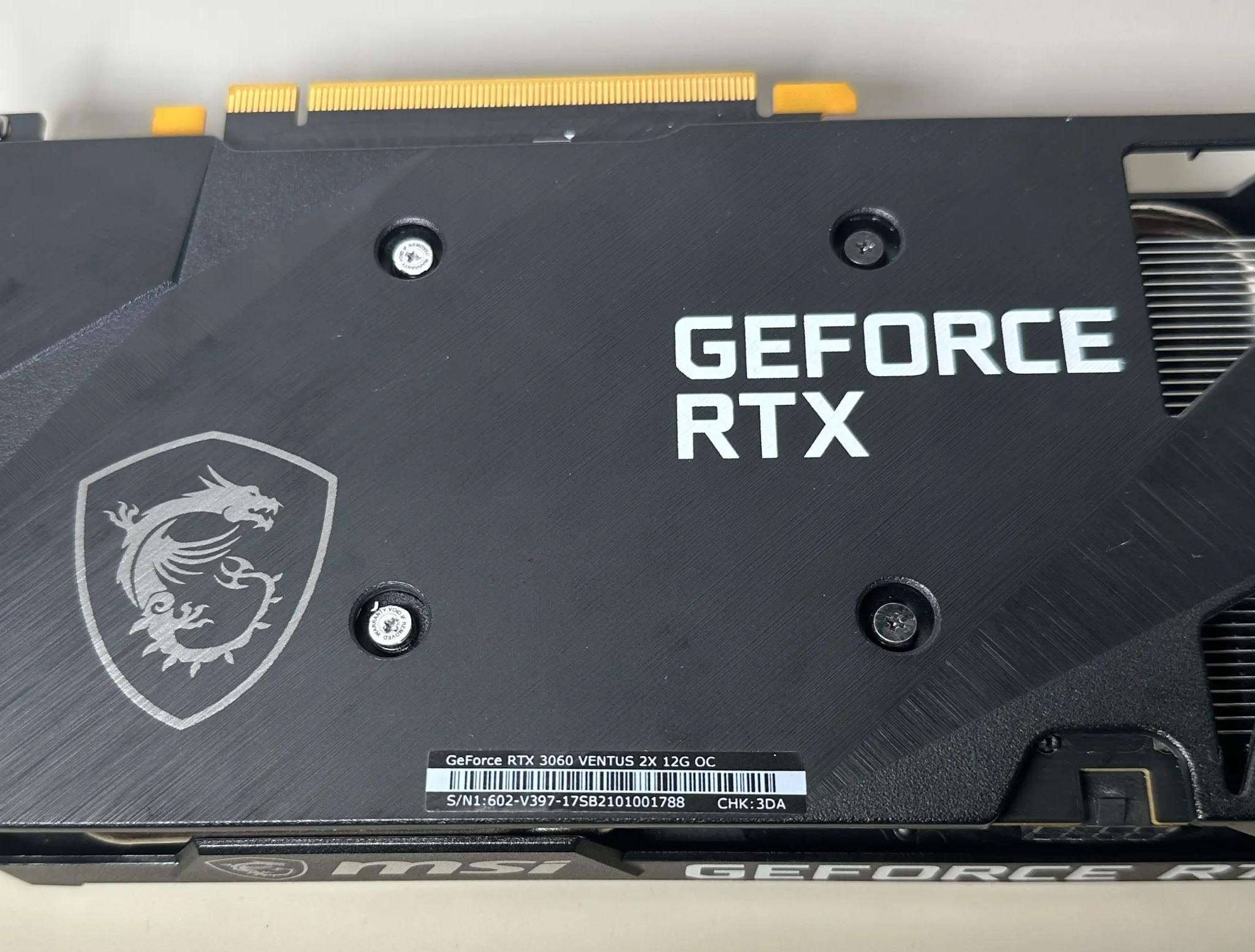 MSI RTX 3060 VENTUS 2X OC Nvidia