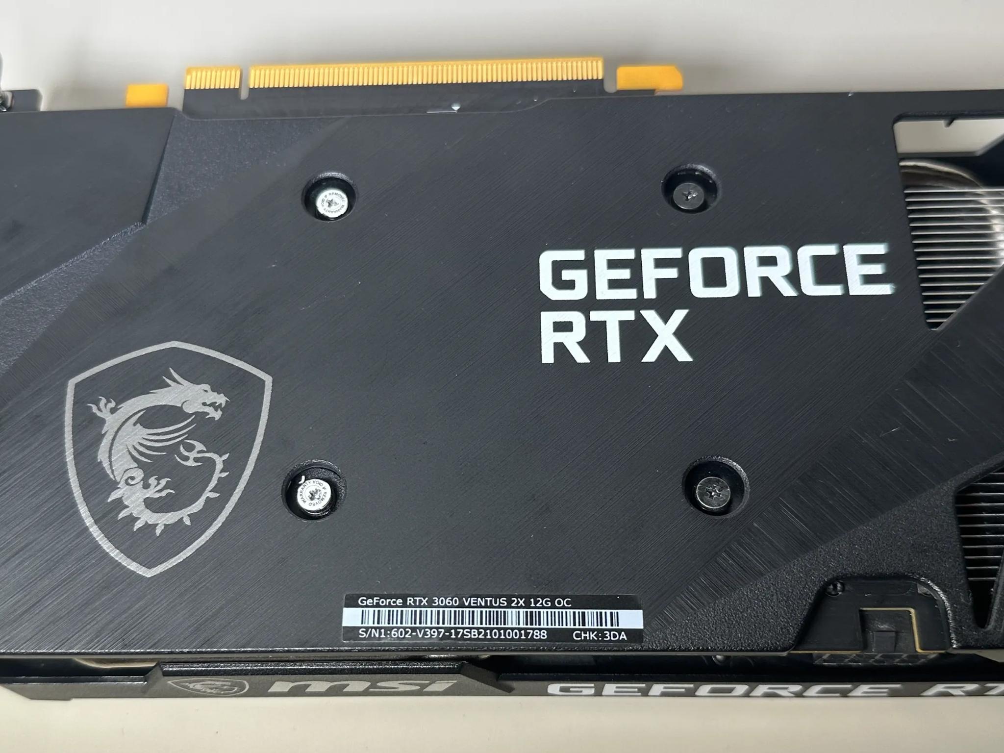 MSI RTX 3060 VENTUS 2X OC Nvidia