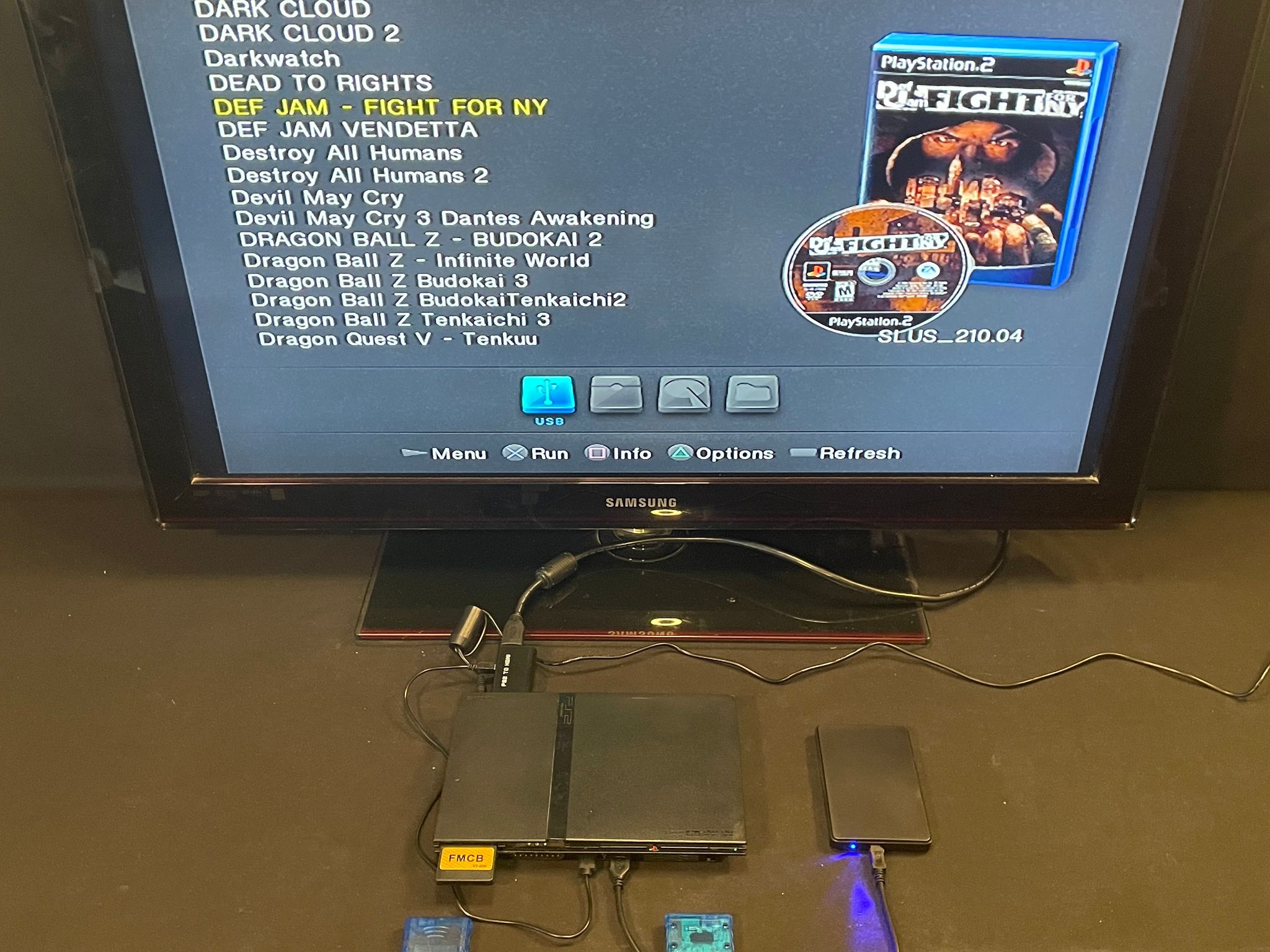 Playstation 2 Ps2 Slim 1tb With Games And Accessories