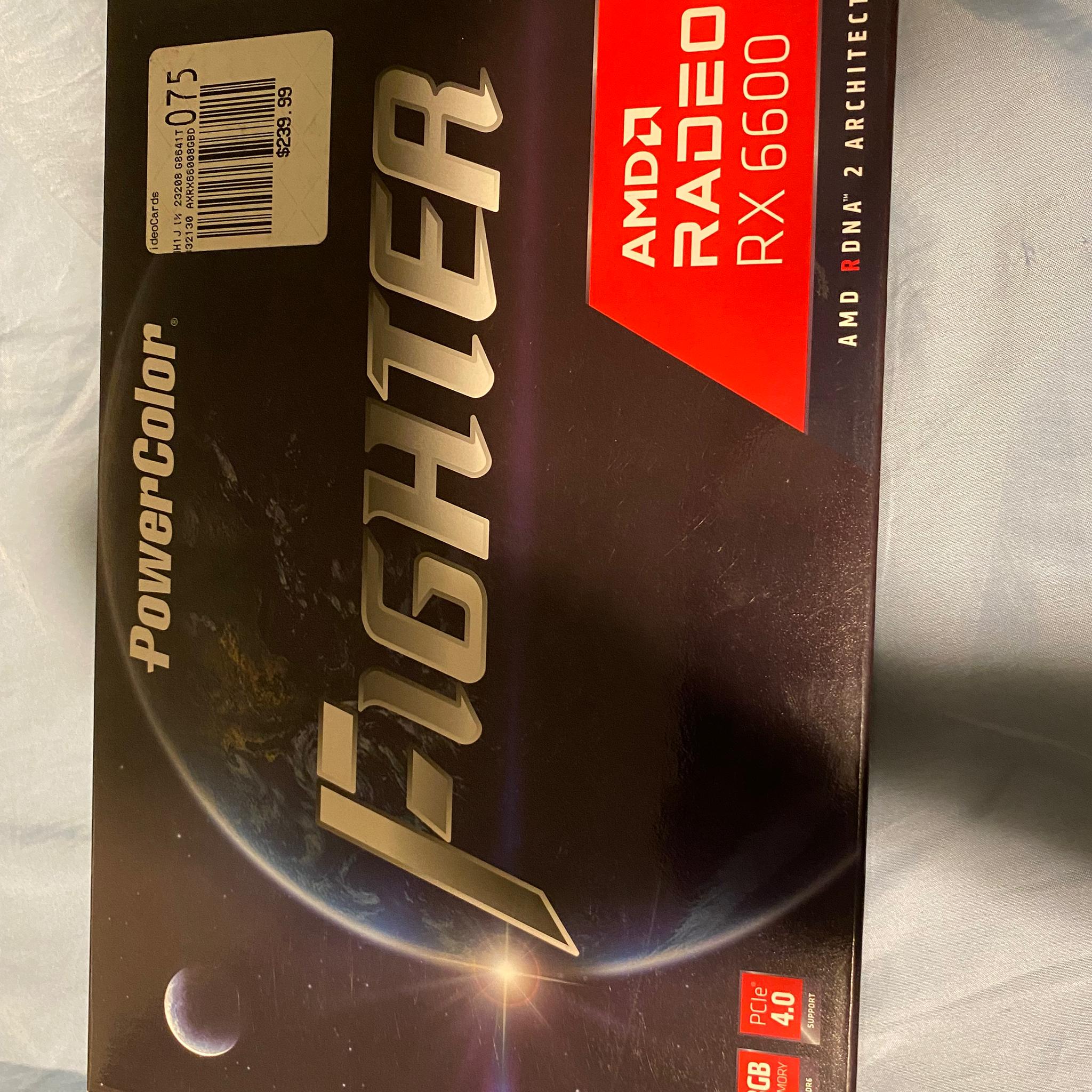 Power Color Fighter rx 6600