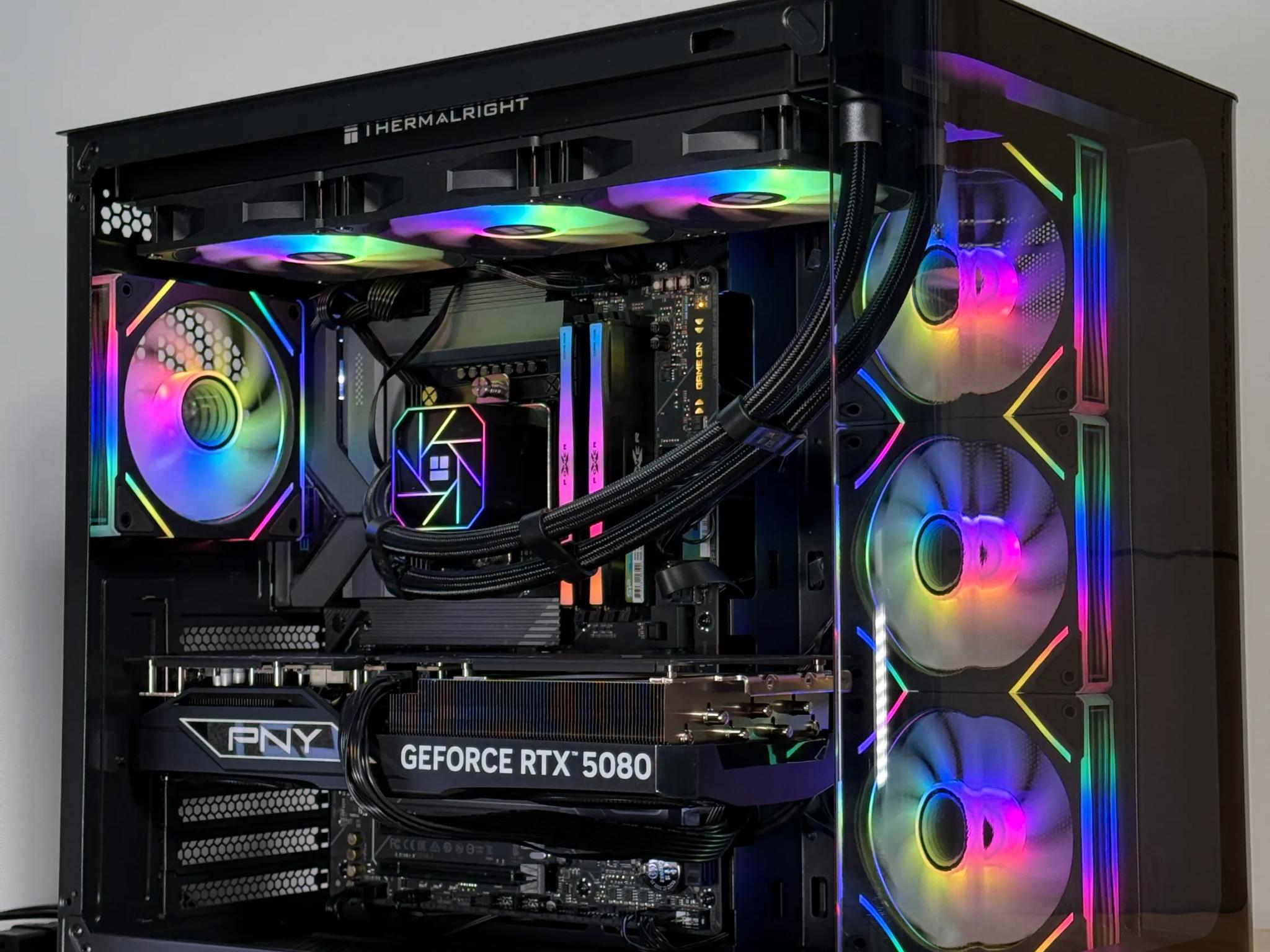 RTX 5080 Intel Core 7 Ultra 265k Gaming PC