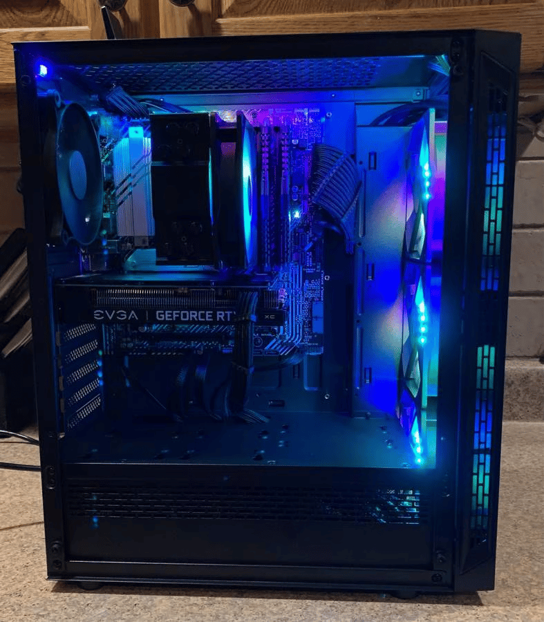 🔥 custom 1080p/1440p gaming desktop computer intel i5/3060ti/b560m/16gb/1tb/550w (all new parts) 🔥