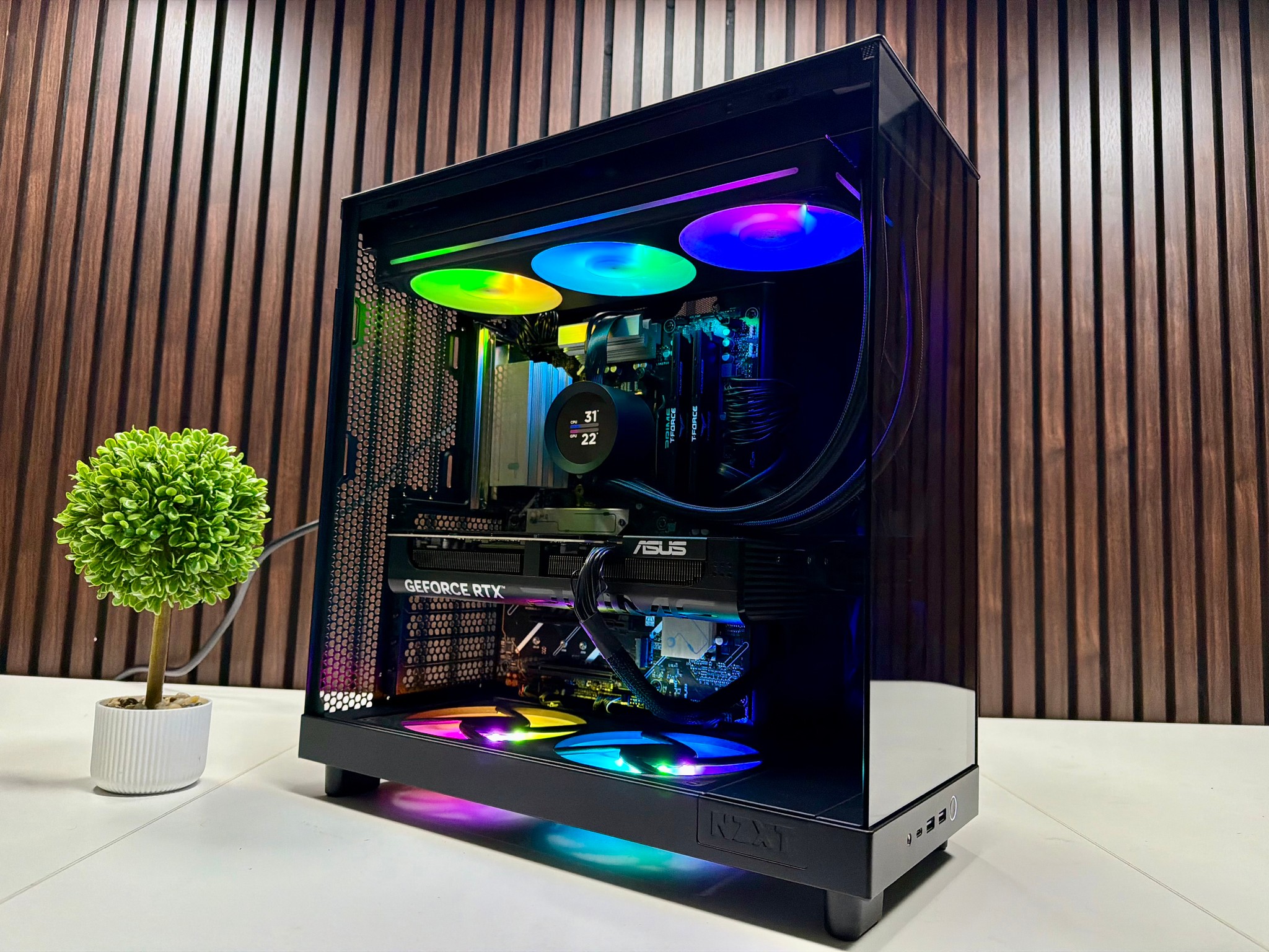 RTX 5070 | Ryzen 7600X3D | 32GB DDR5 | 1TB M.2 | 850 Watt Gold PSU Tier A | LCD AIO