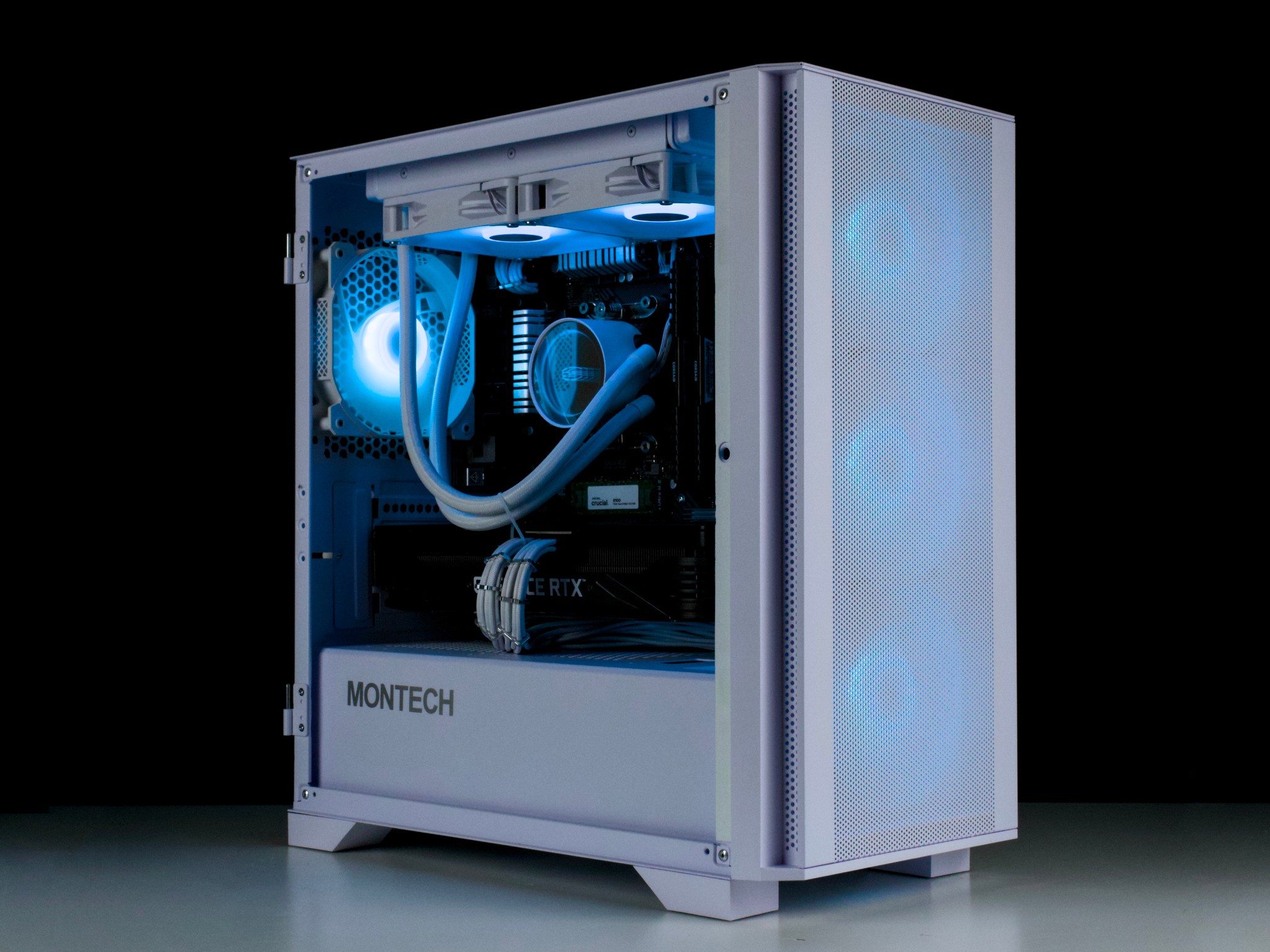 🧊❄️🧊 White Gaming PC – RTX 3070, Ryzen 7 3700X, 16GB RAM, 1TB SSD - WiFi, BlueTooth 🧊❄️🧊