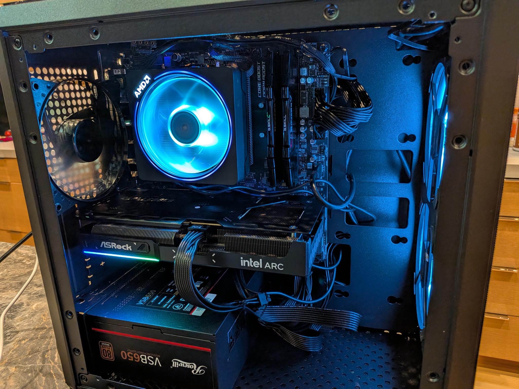 1080p Budget Starter - Intel Arc B580, Ryzen 5 5500, 32 GB DDR4 RAM, 1 TB NVME, RGB