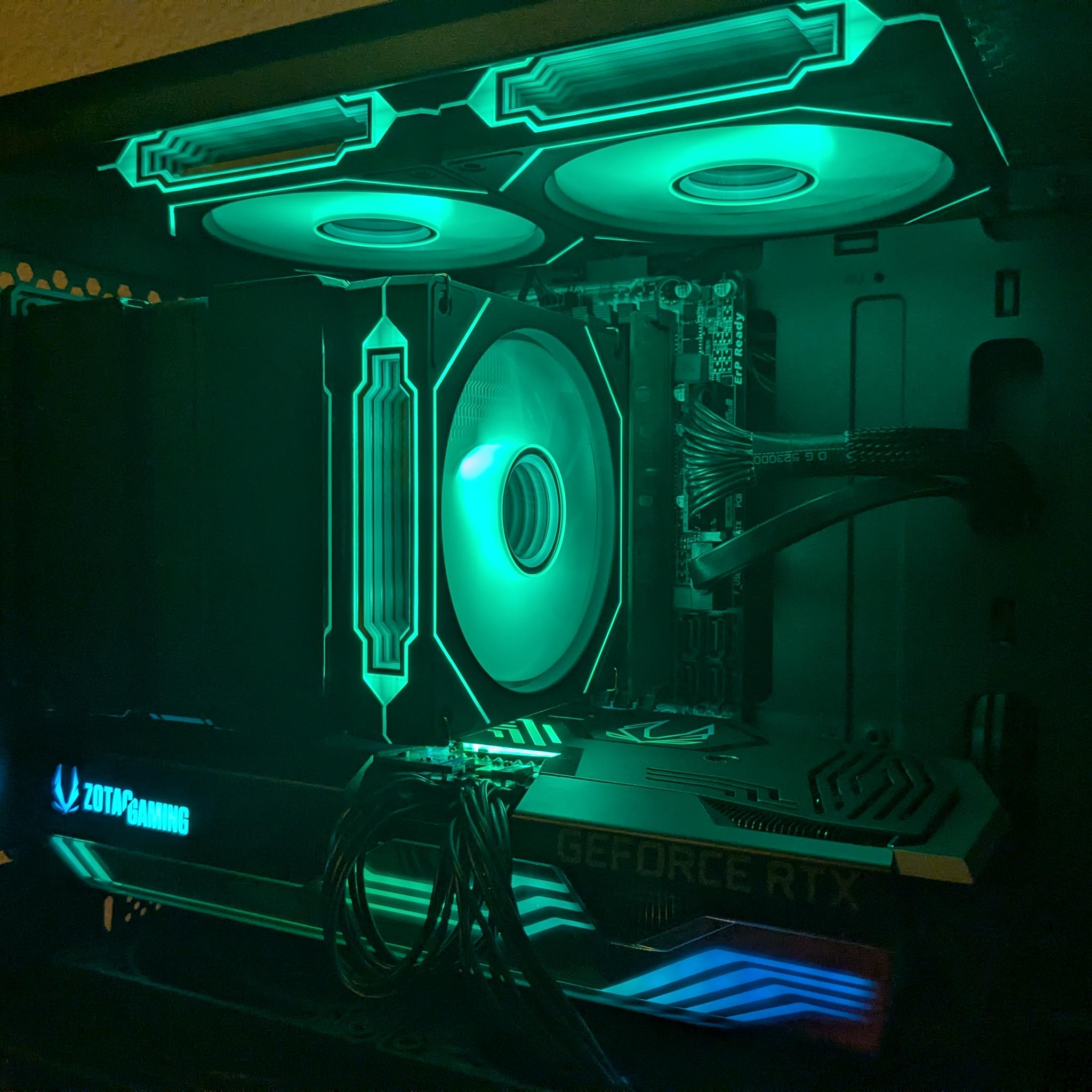Nvidia RTX 3070 + I7 6700 "The Obsidian IV for 1440p Medium" 16Gb RAM - 1tb NVME SSD - 550w PSU