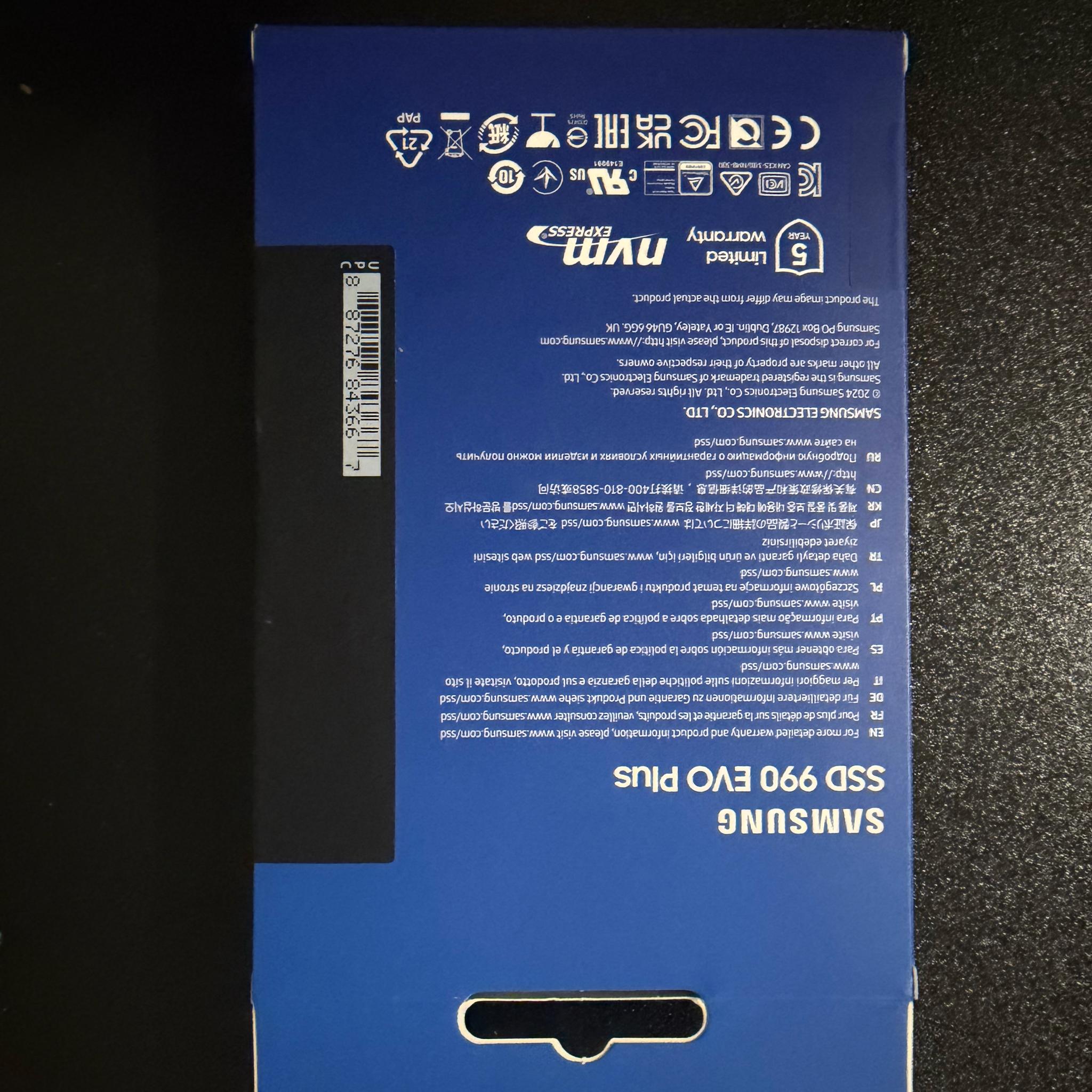 Samsung 990 Evo Plus 4TB NEW
