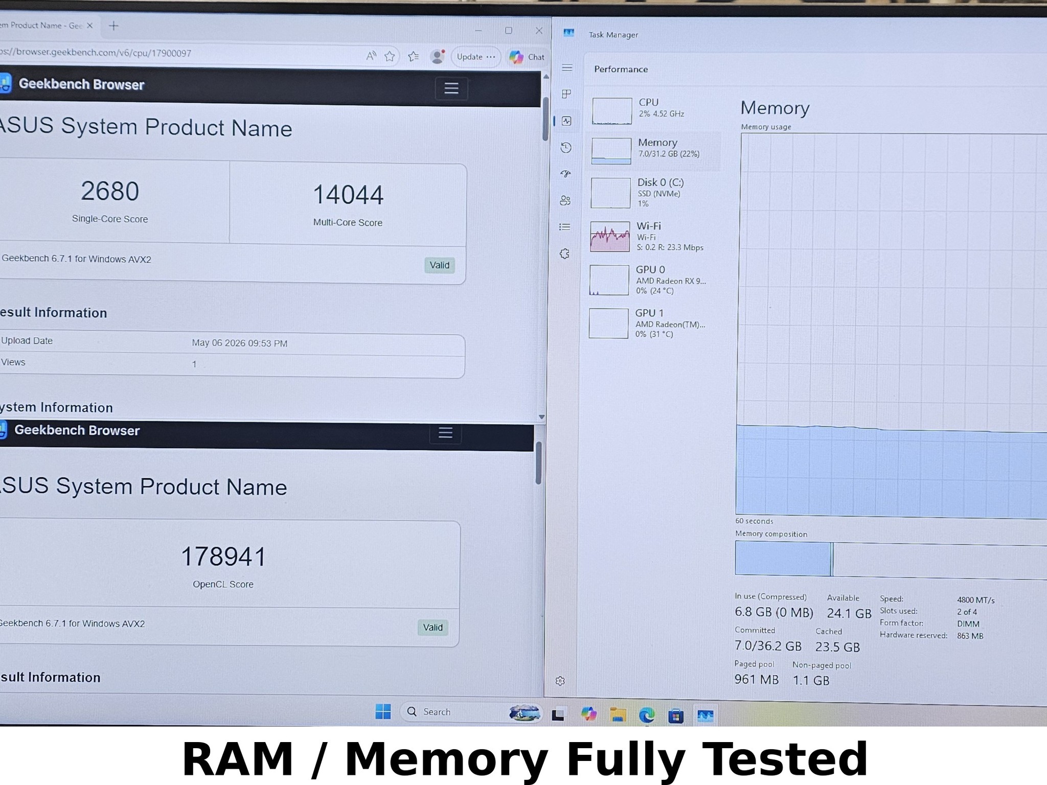32GB DDR5 (2x16GB) CL36 6000MT/s G.SKILL Flare X5