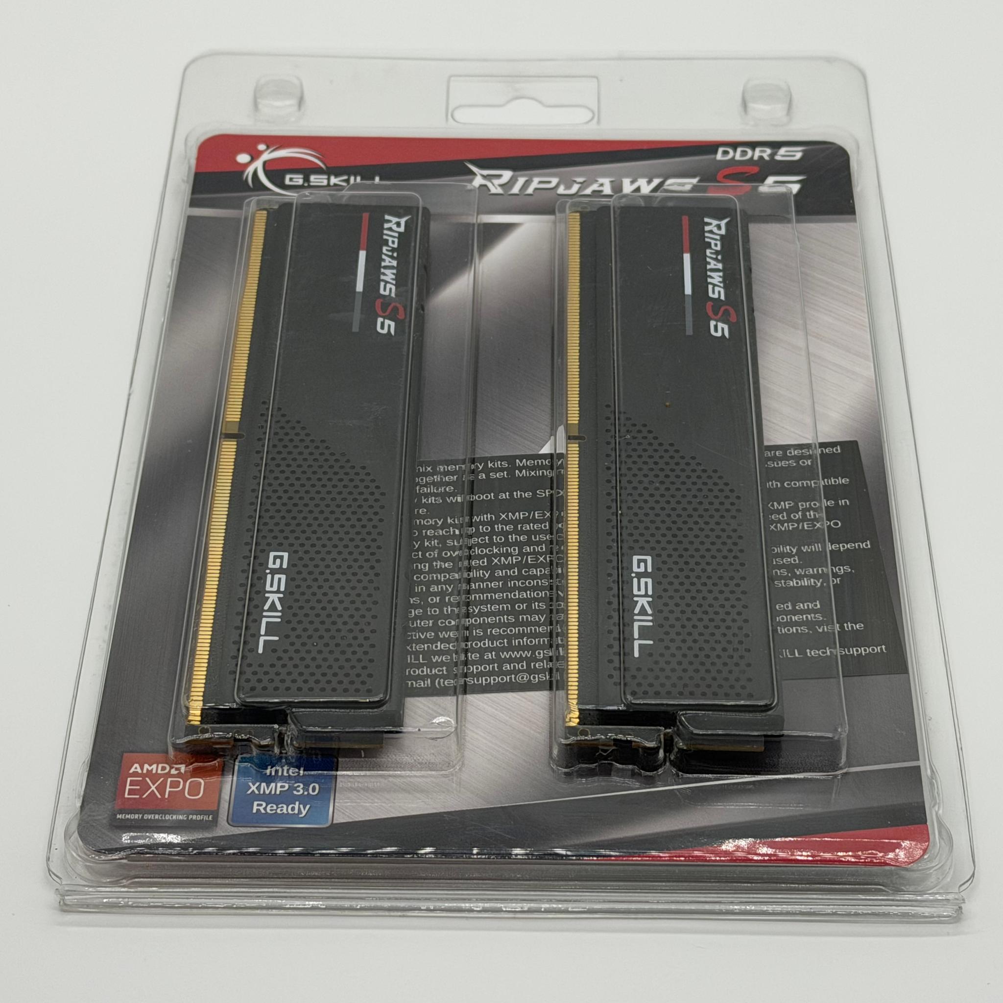 G. SKILL Ripjaws S5 32GB (2 x 16GB) Memory Kit (F5-6000J3636F16GX2-RS5K)