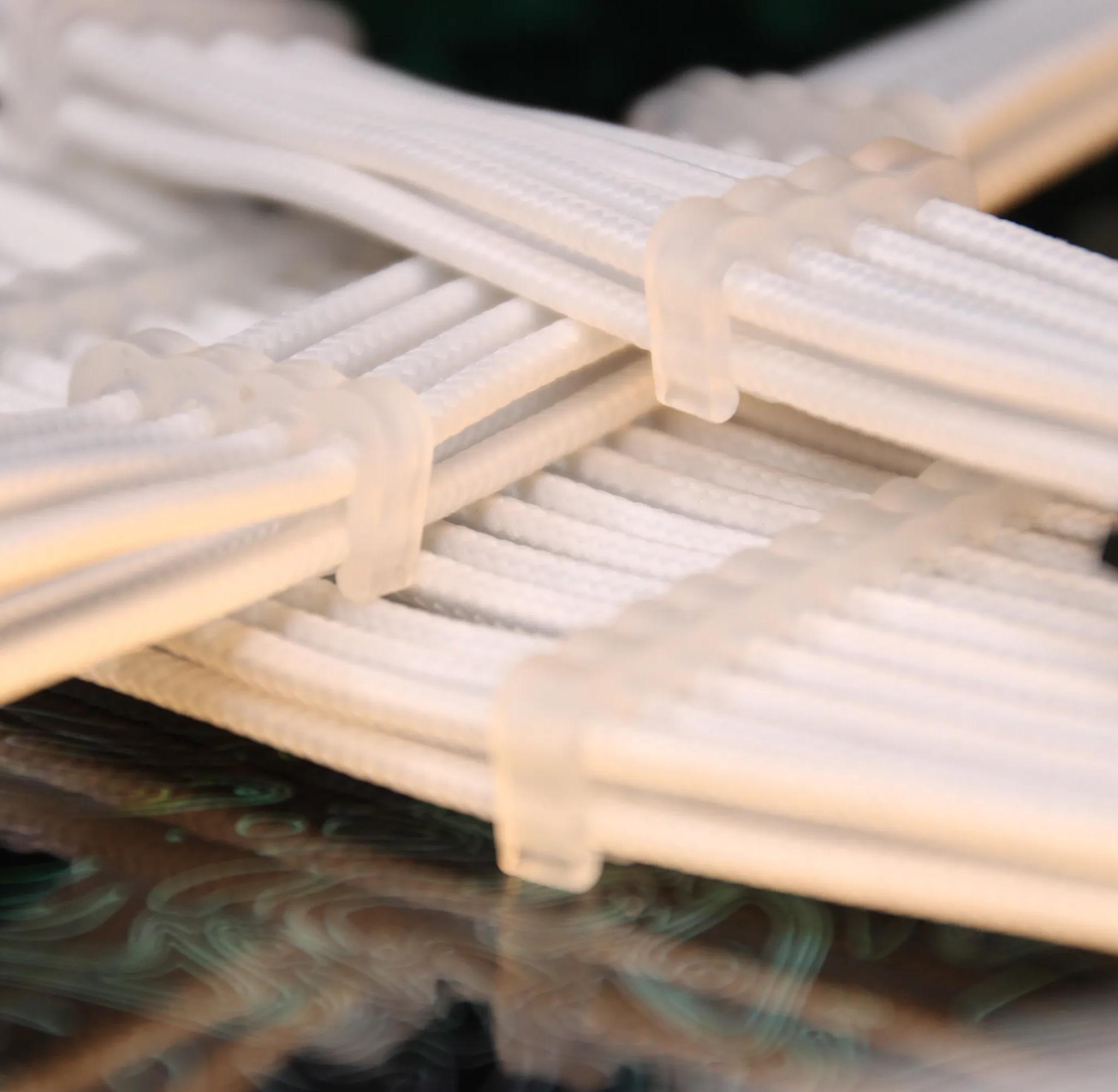 KOTTO White Braided ATX Cable Extensions w/Cable Combs