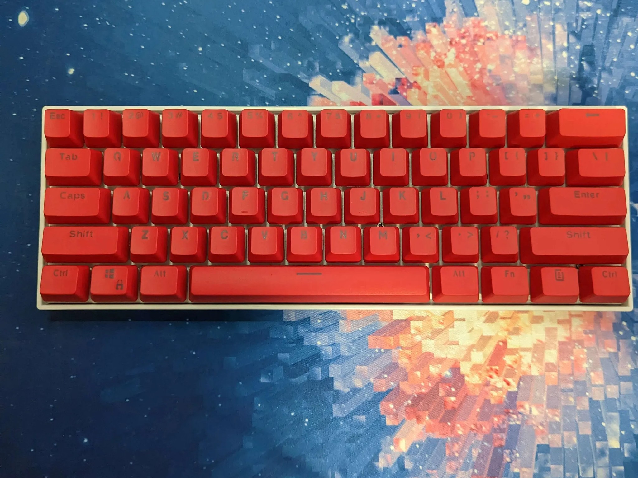 Redragon K630 - Red Keycaps