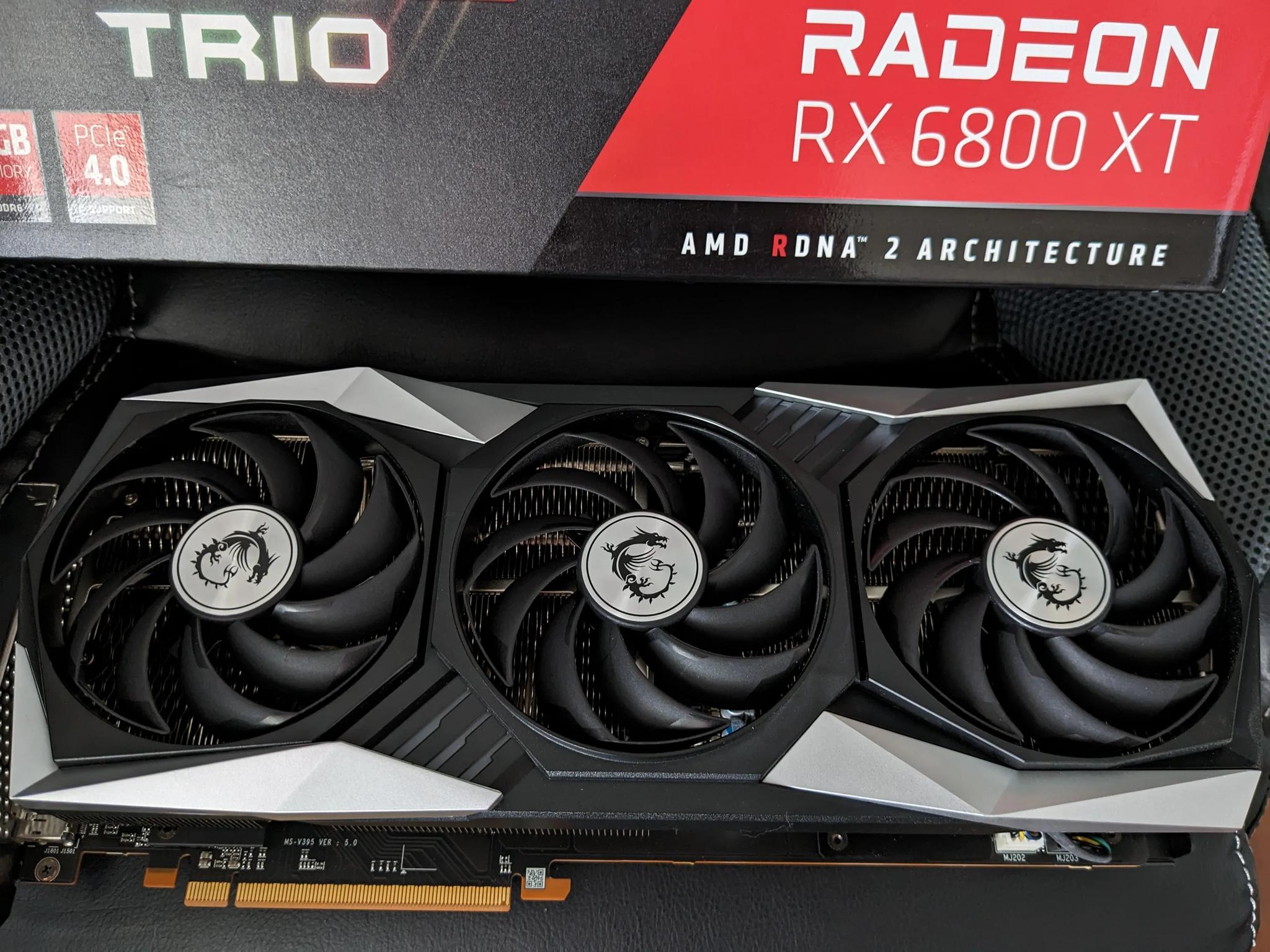 MSI RX 6800XT gaming z trio 16gb