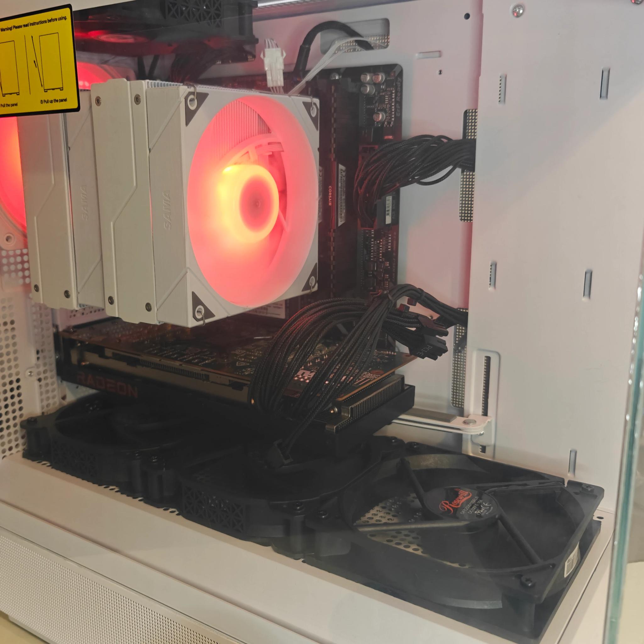 Encased in Glass ❤️‍🔥💎💨 | Ryzen 7 5700X3D | Radeon RX 6700 XT | 32GB DDR4 RAM | 1TB NVMe SSD