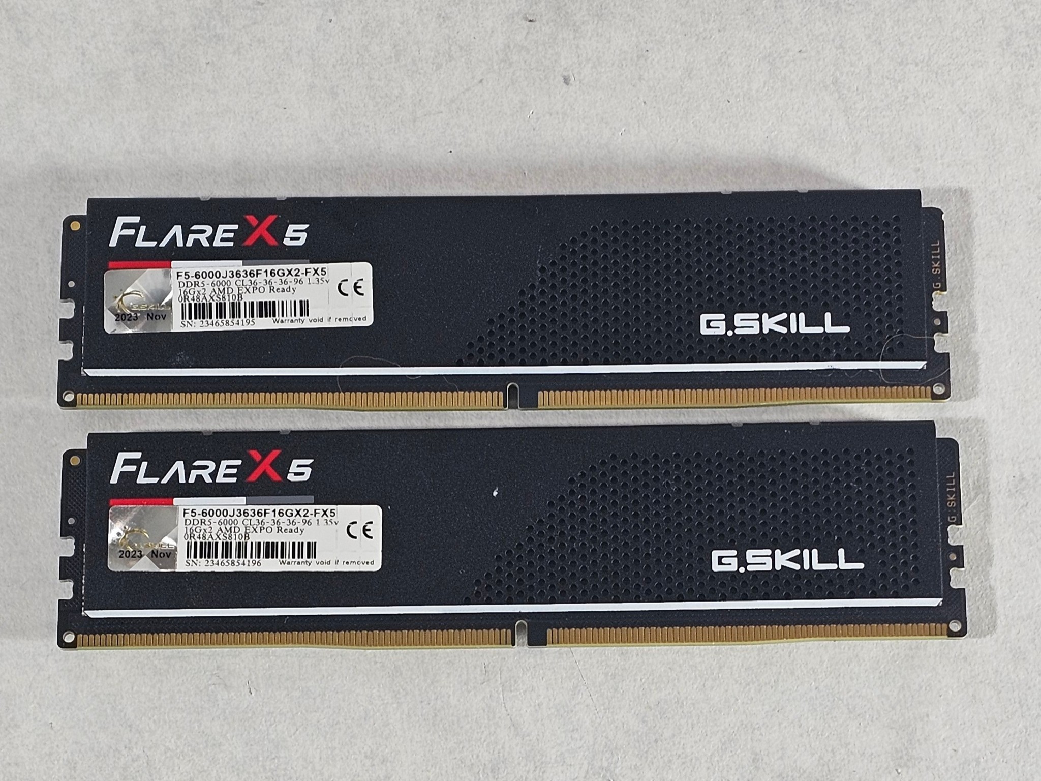 32GB DDR5 (2x16GB) CL36 6000MT/s G.Skill Flare X5