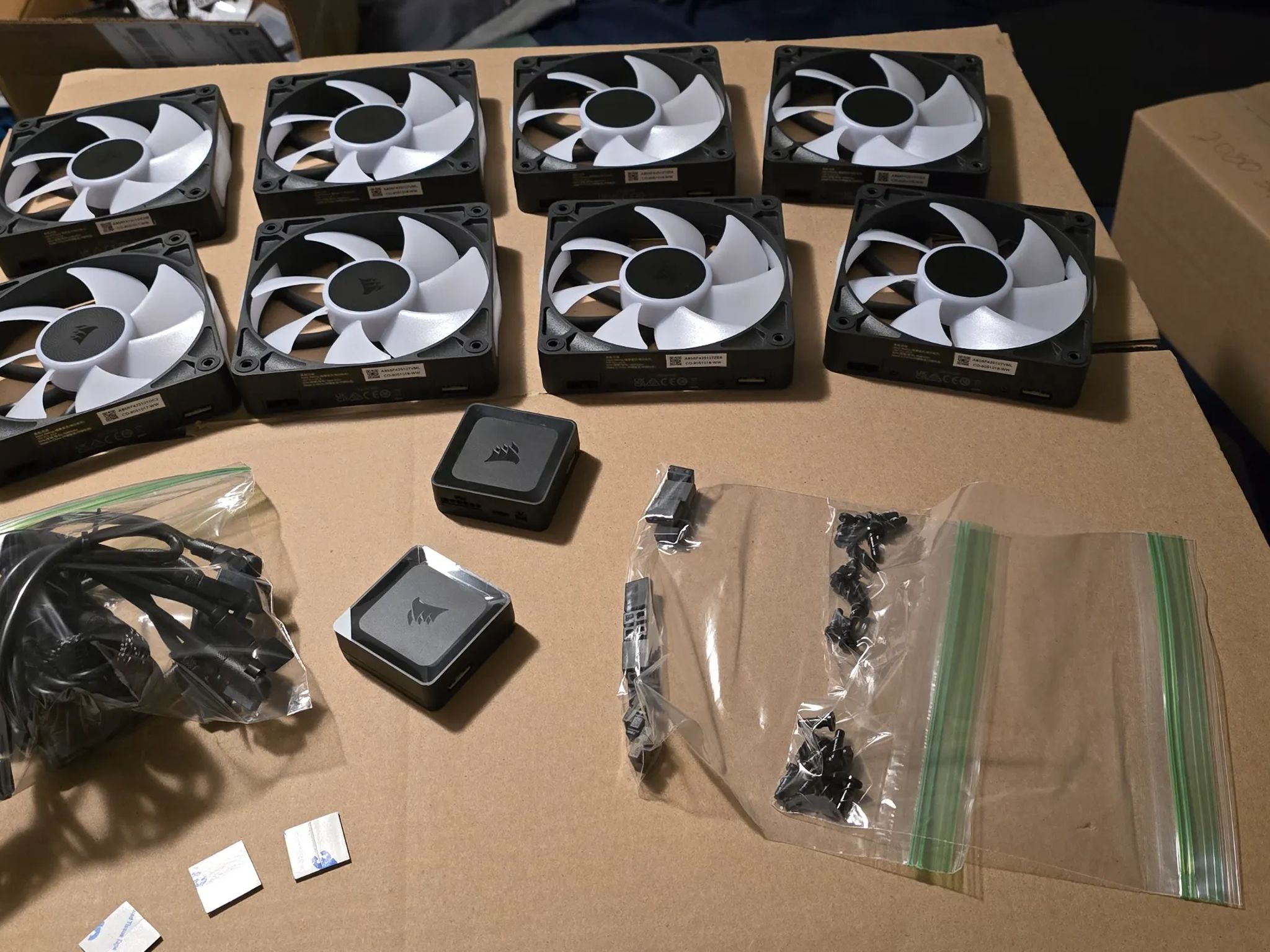 X8 CORSAIR RX 120 MM CASE FANS