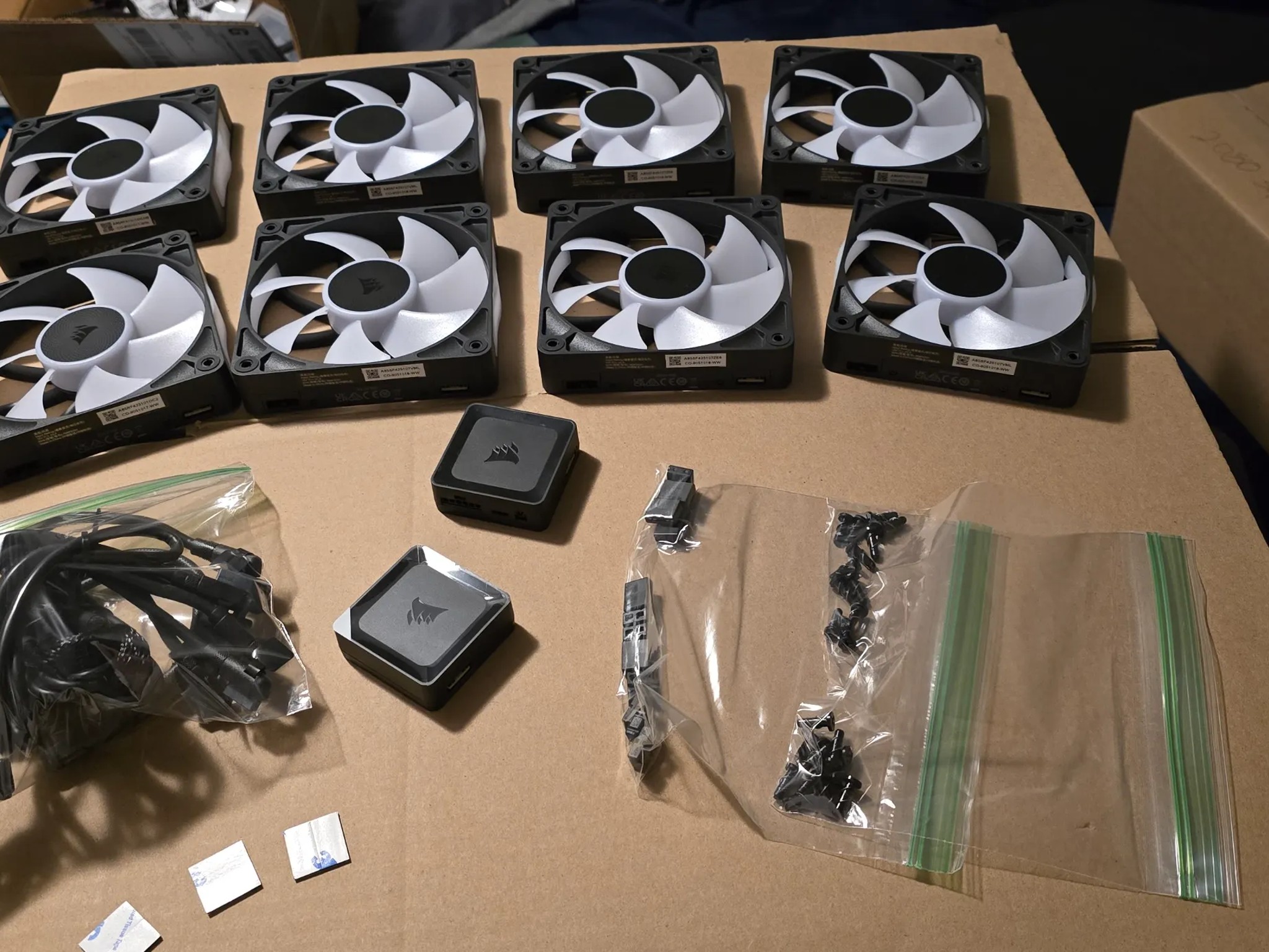 X8 CORSAIR RX 120 MM CASE FANS