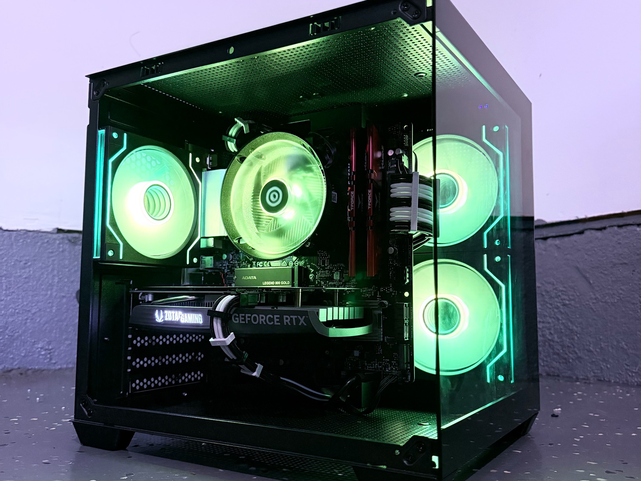 🔵"Azure Phantom"⚫️| 1080p Gaming | RTX 4060 | Ryzen 5 5500 | 32B Ram | 1TB NVMe Storage
