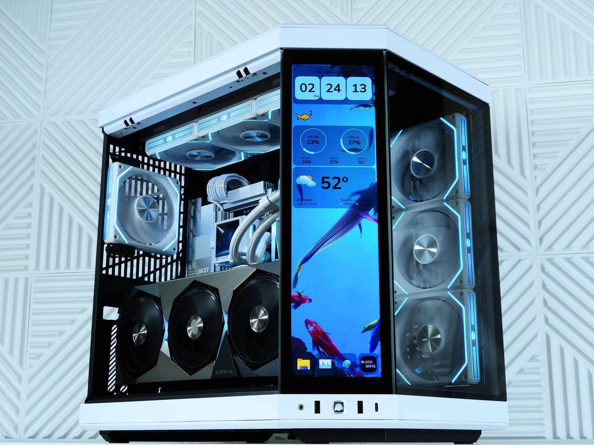 🤩🤍🖤Dream Gaming PC🏆Nvidia RTX 5080 16GB🏆 AMD Ryzen 7 9800X3D 3D V-Cache🏆 32GB DDR5🏆2TB NVME