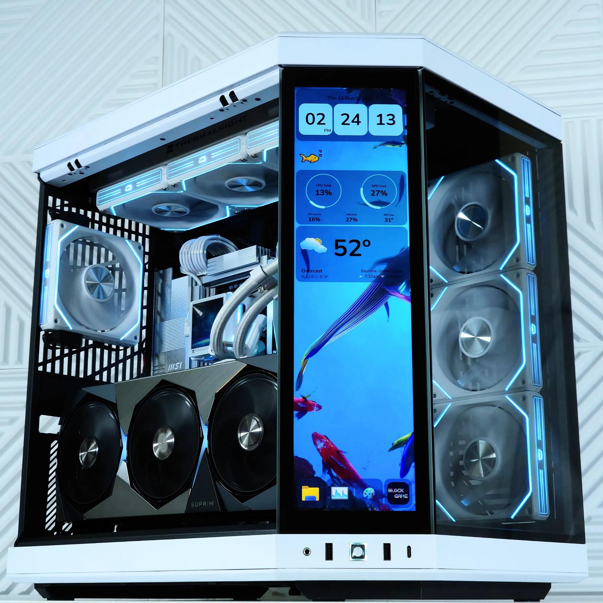 🤩🤍🖤Dream Gaming PC🏆Nvidia RTX 5080 16GB🏆 AMD Ryzen 7 9800X3D 3D V-Cache🏆 64GB DDR5🏆 4TB