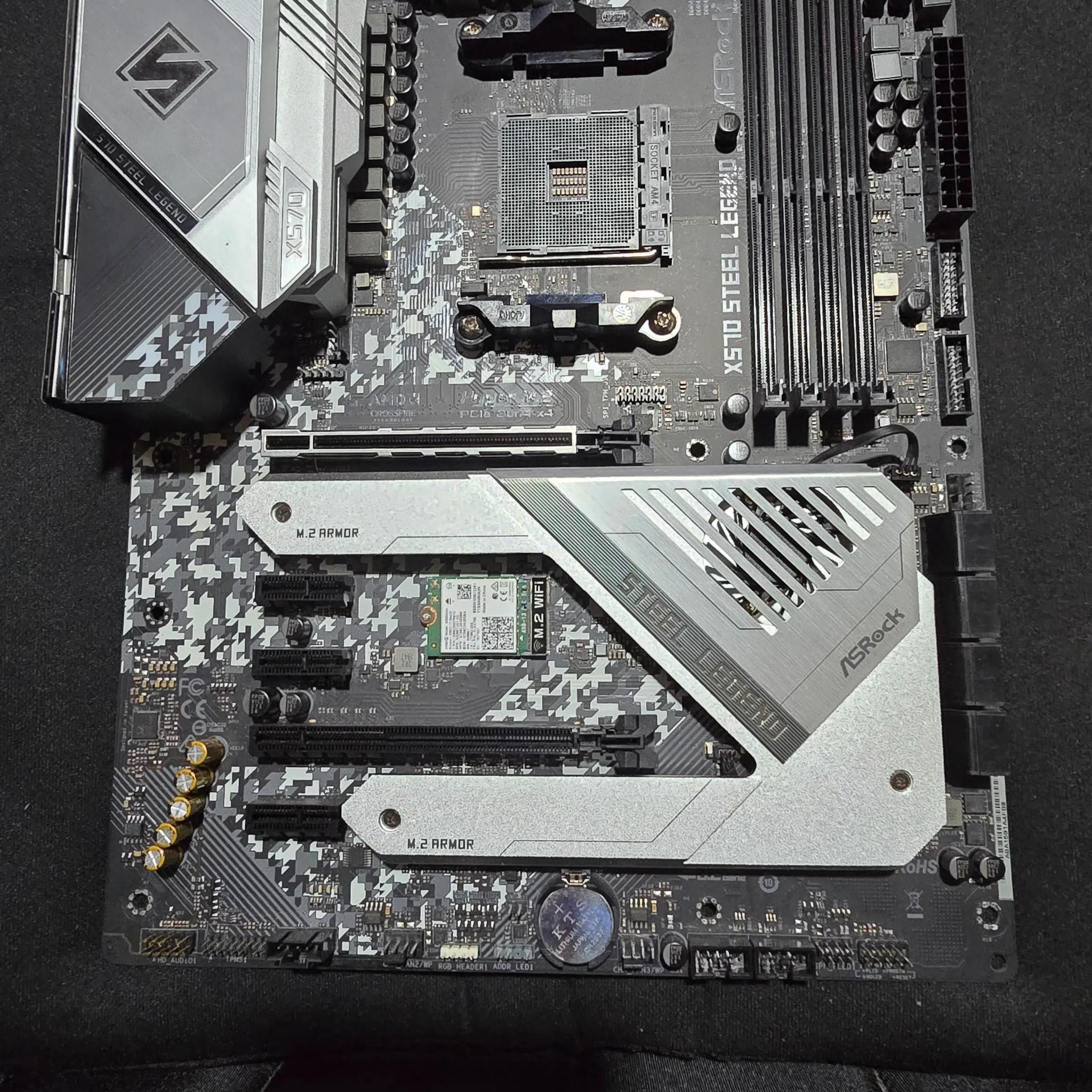 X570 Asrock Steel Legend AM4 motherboard