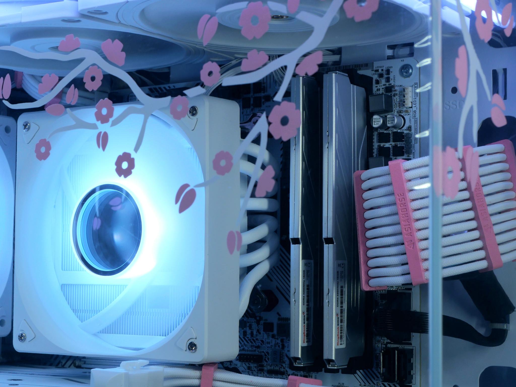 Lil Blossom 🌸|🤍 Ryzen 5600, RX 6600, 32gb ram, 1TB 4.0 nvme