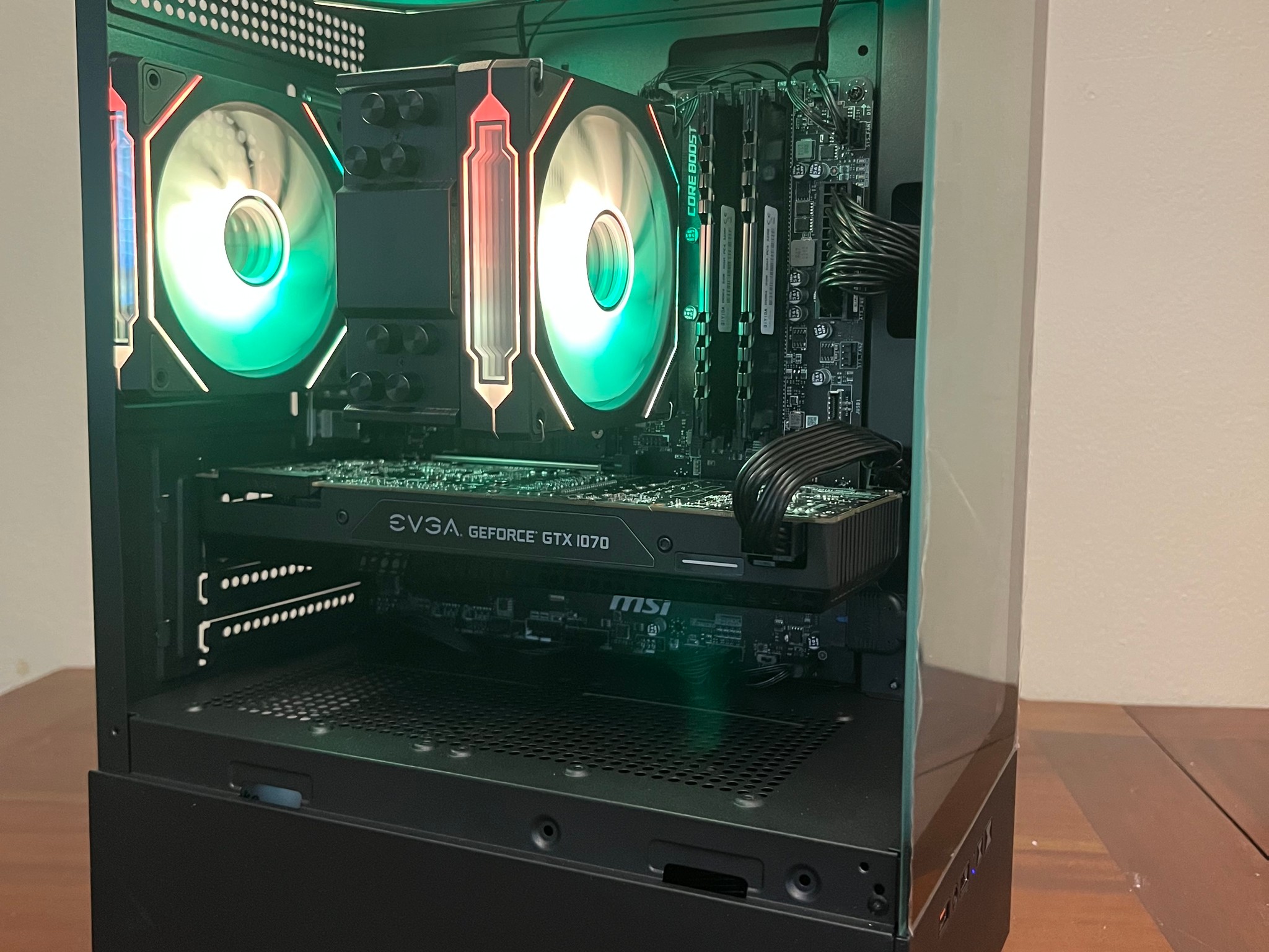 Ryzen R5 2600 Gaming PC GTX 1070 512GB NVME SSD 16GB RAM WIFi WINDOWS 11 Pro