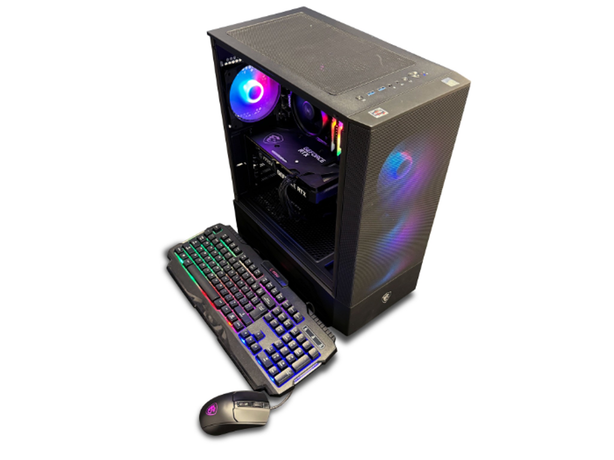 NSX Gaming AMD Ryzen 5 5500, RTX 4060, 16GB 3600MHz RGB RAM, 1TB NVMe SSD, 650W PSU – MAG Forge Case