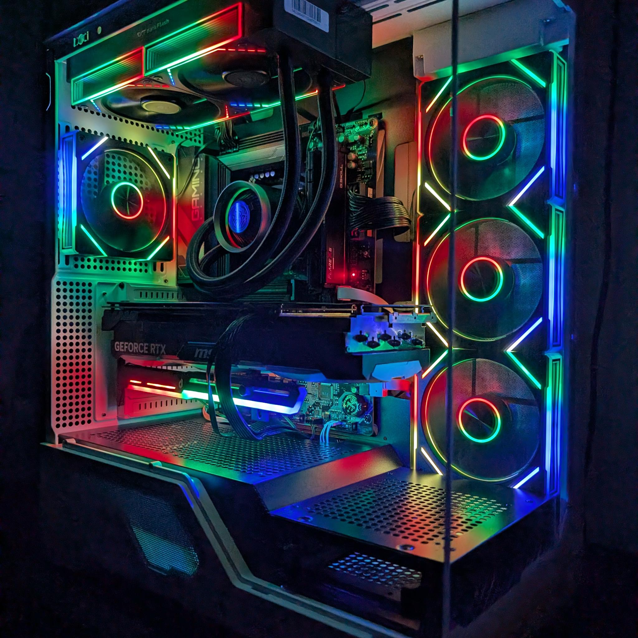 Gaming PC RTX 4080-Ryzen 5 7600x-32 GB DDR5 6000-1 TB NVME