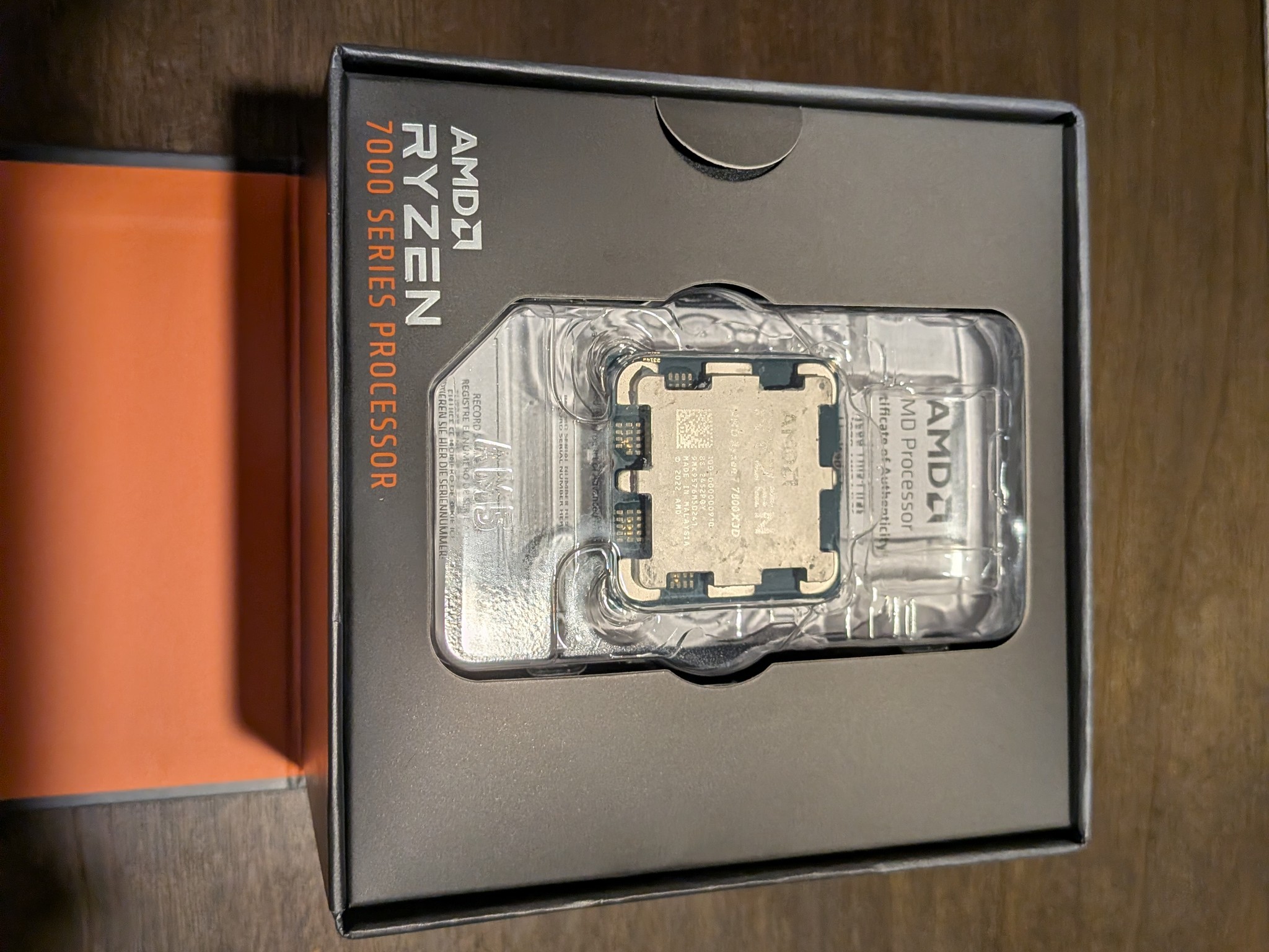 Ryzen 7 7800X3D - Used, Like New w/ Original Packaging