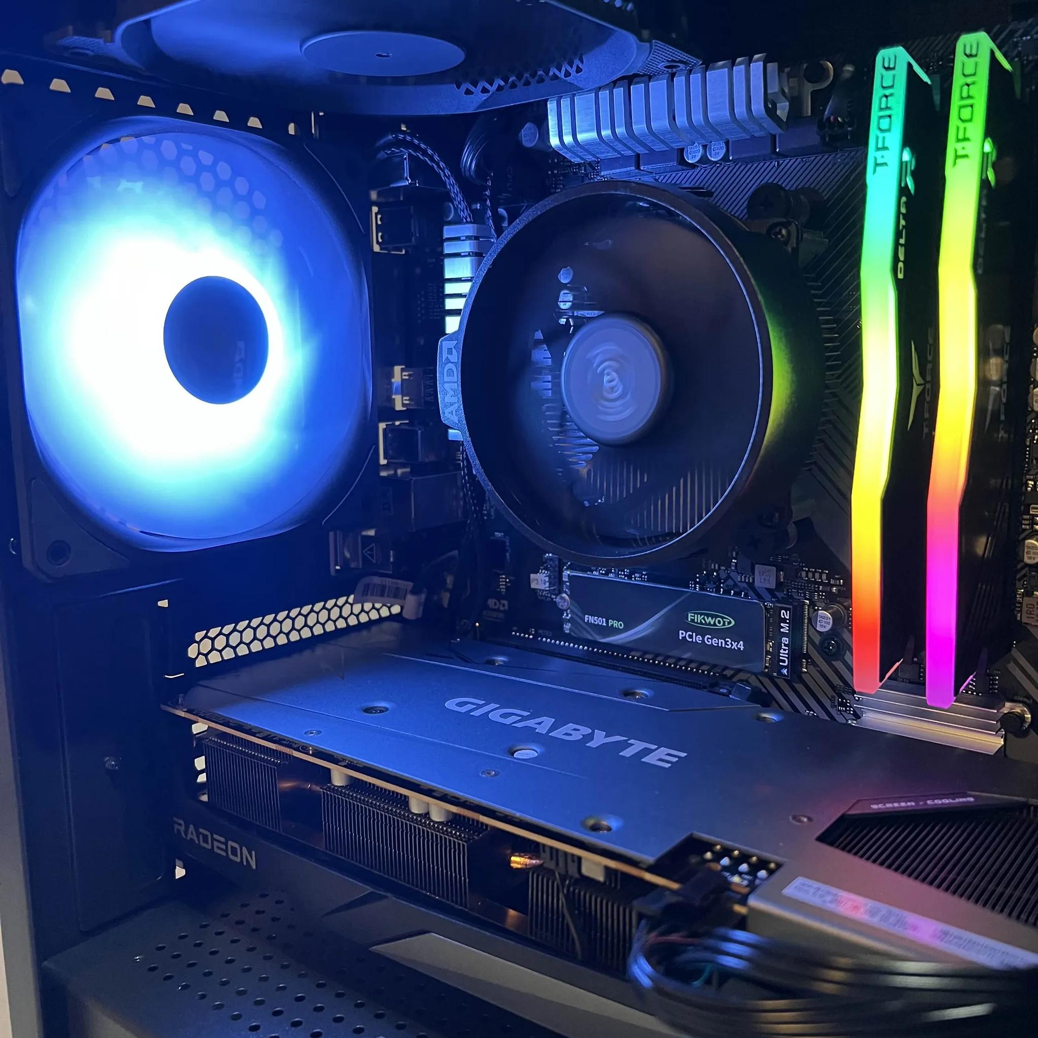 🔥SALE🔥 RX 7600|R5-5500|1TB M.2|16GB RAM-DeepHuo Brand NEW Pre-Built PC