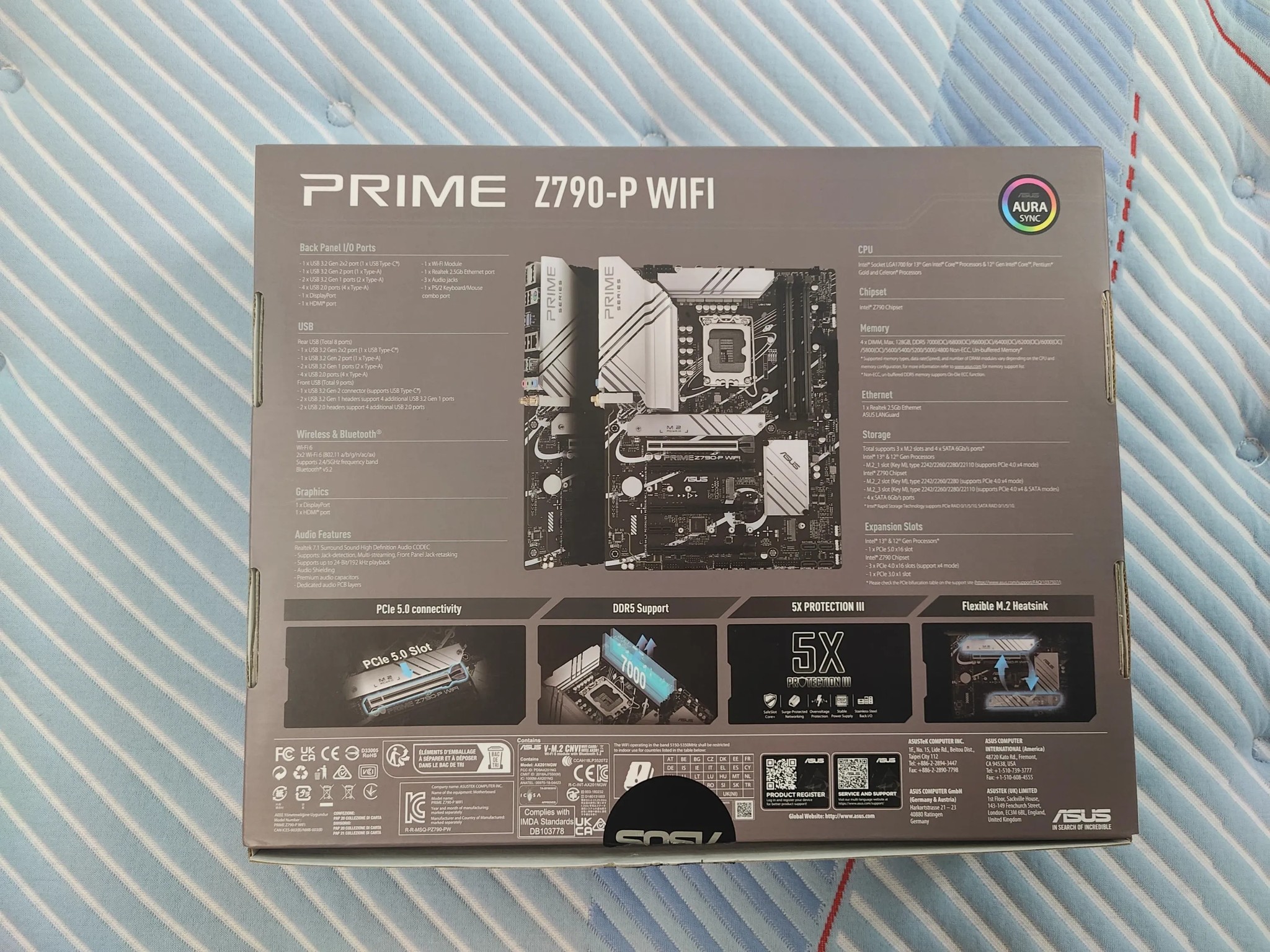 BEWARE: This is price accordingly due to *BENT PINS* ASUS PRIME Z790-P WIFI