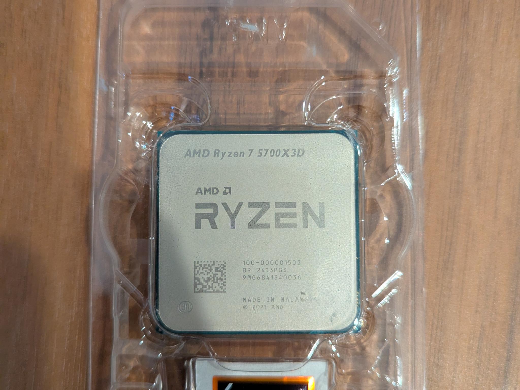 AMD Ryzen 7 5700X3D CPU with 96MB L3 cache!